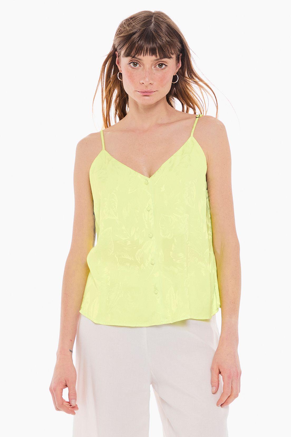 Blusa Lisa Verde Ash 14076224052137-0