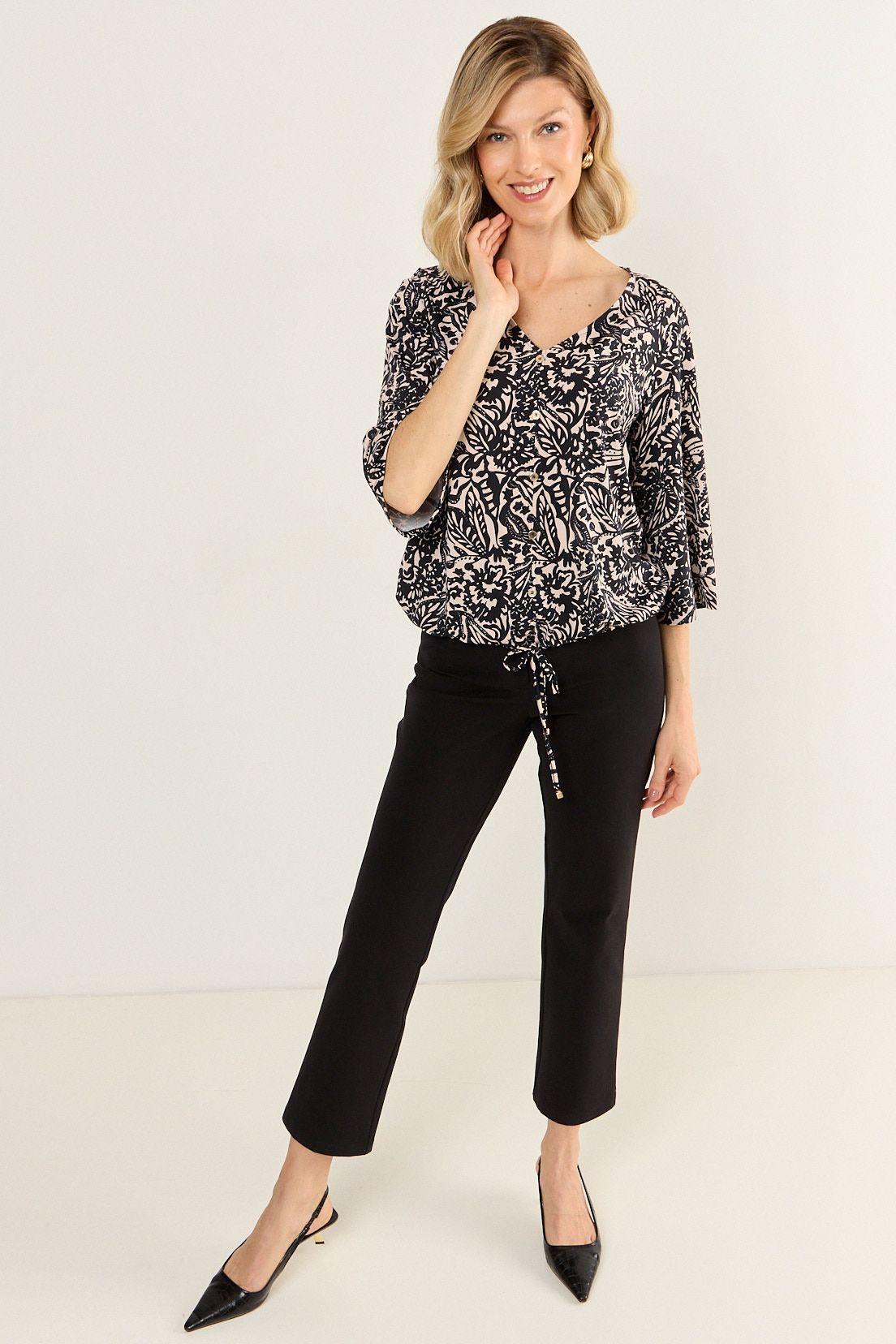 Polera Escote En V Crudo Ma Griffe 14302126001105-4