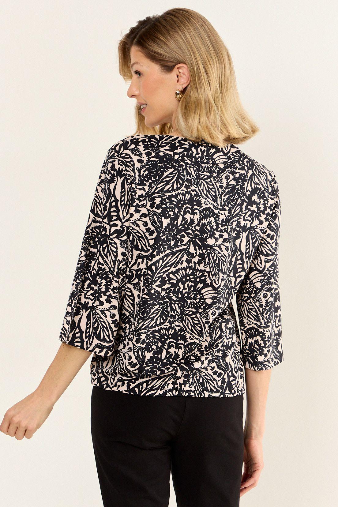 Polera Escote En V Crudo Ma Griffe 14302126001105-2