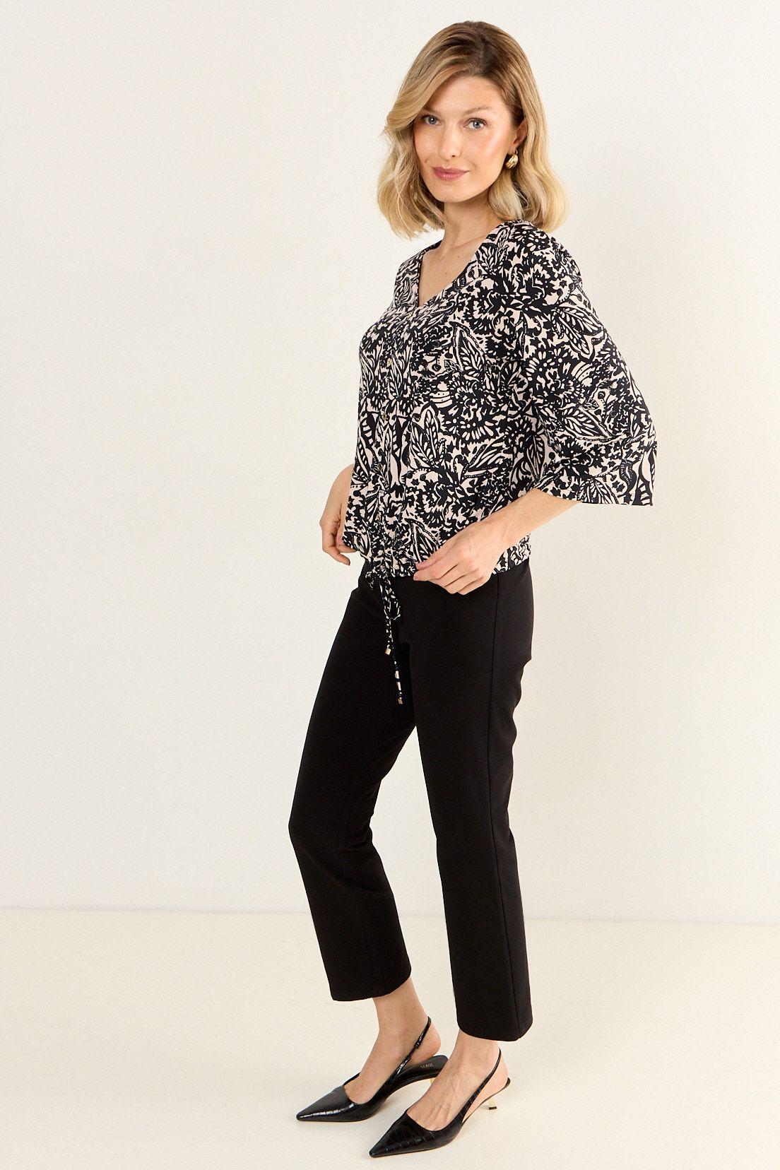 Polera Escote En V Crudo Ma Griffe 14302126001105-3