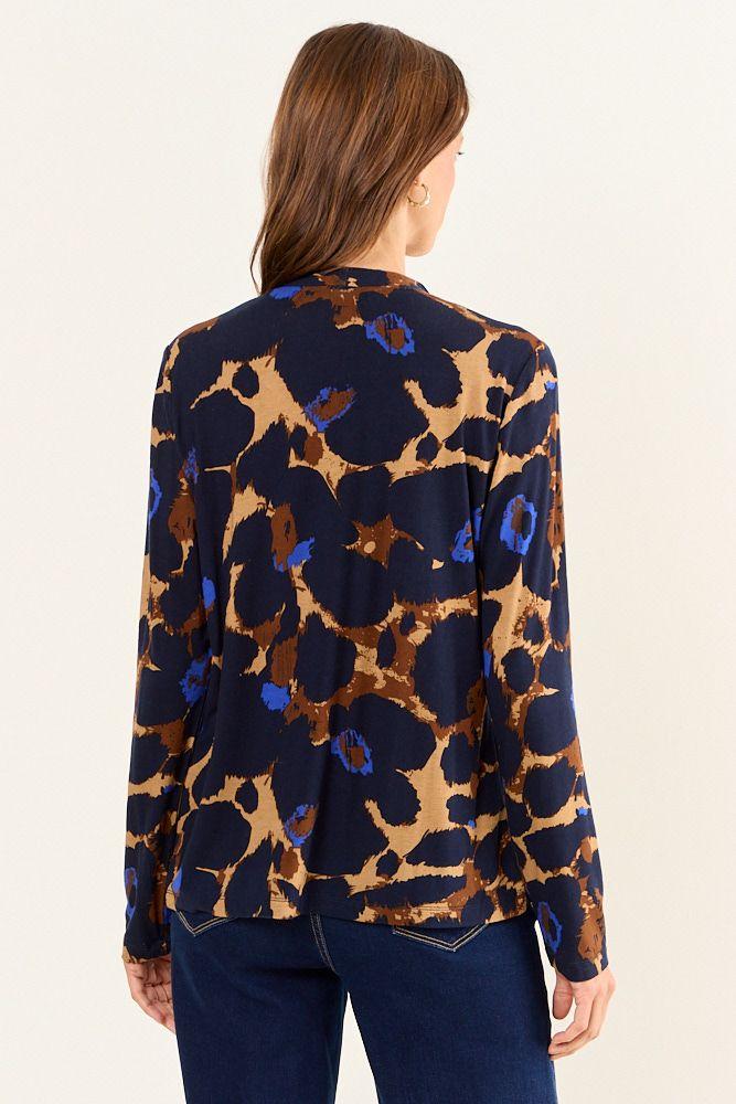 Polera Fantasia Escote En V Negro Ma Griffe 14302126003102-2