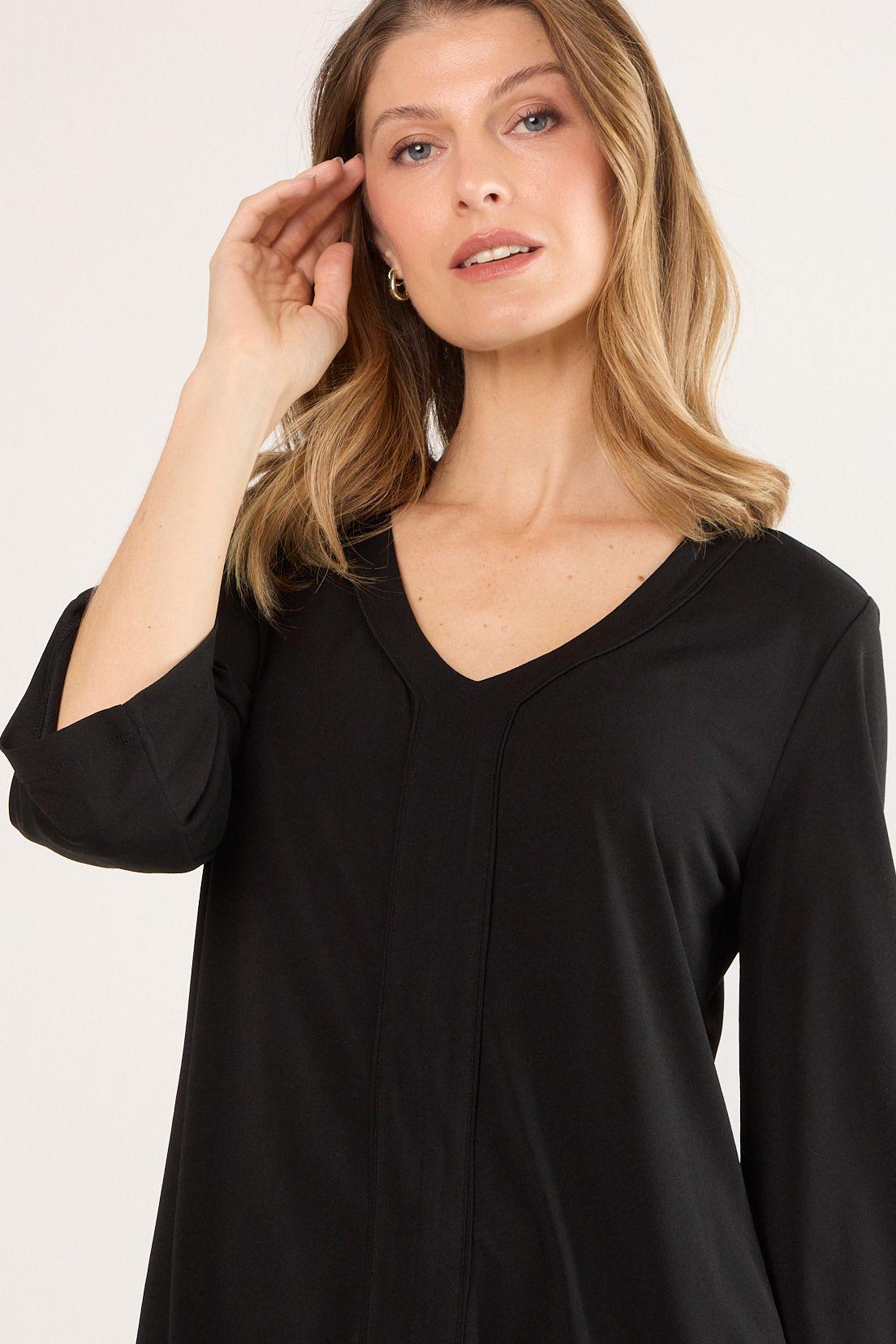 Polera Manga Larga Negro Ma Griffe 14202225006102-1