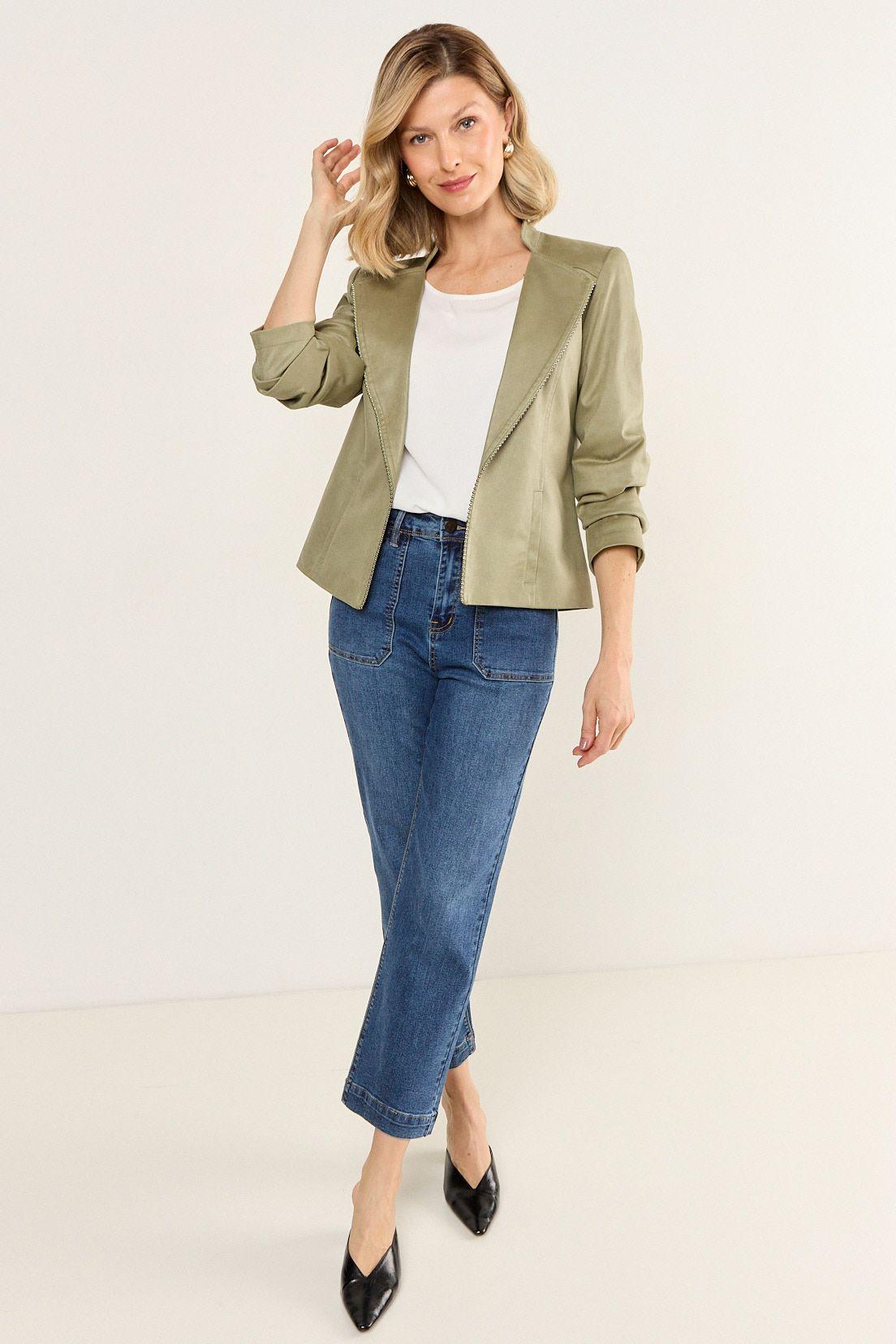 Chaqueta Abierta Avellana Ma Griffe 17502126050126-4