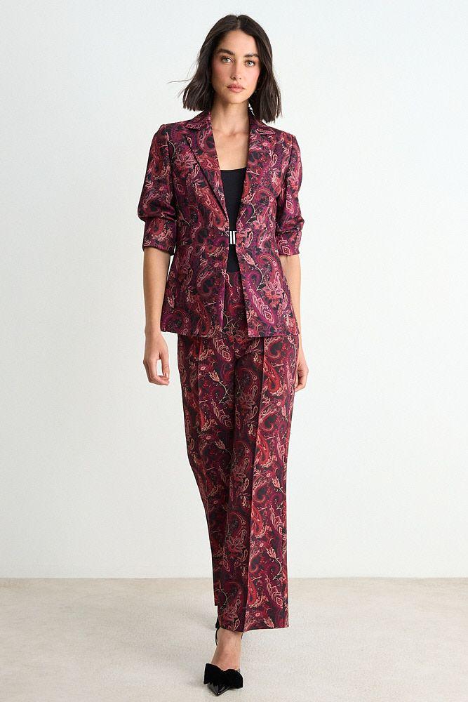 Blazer Fantasia Manga Larga Burdeos Ash 16107126050112-3