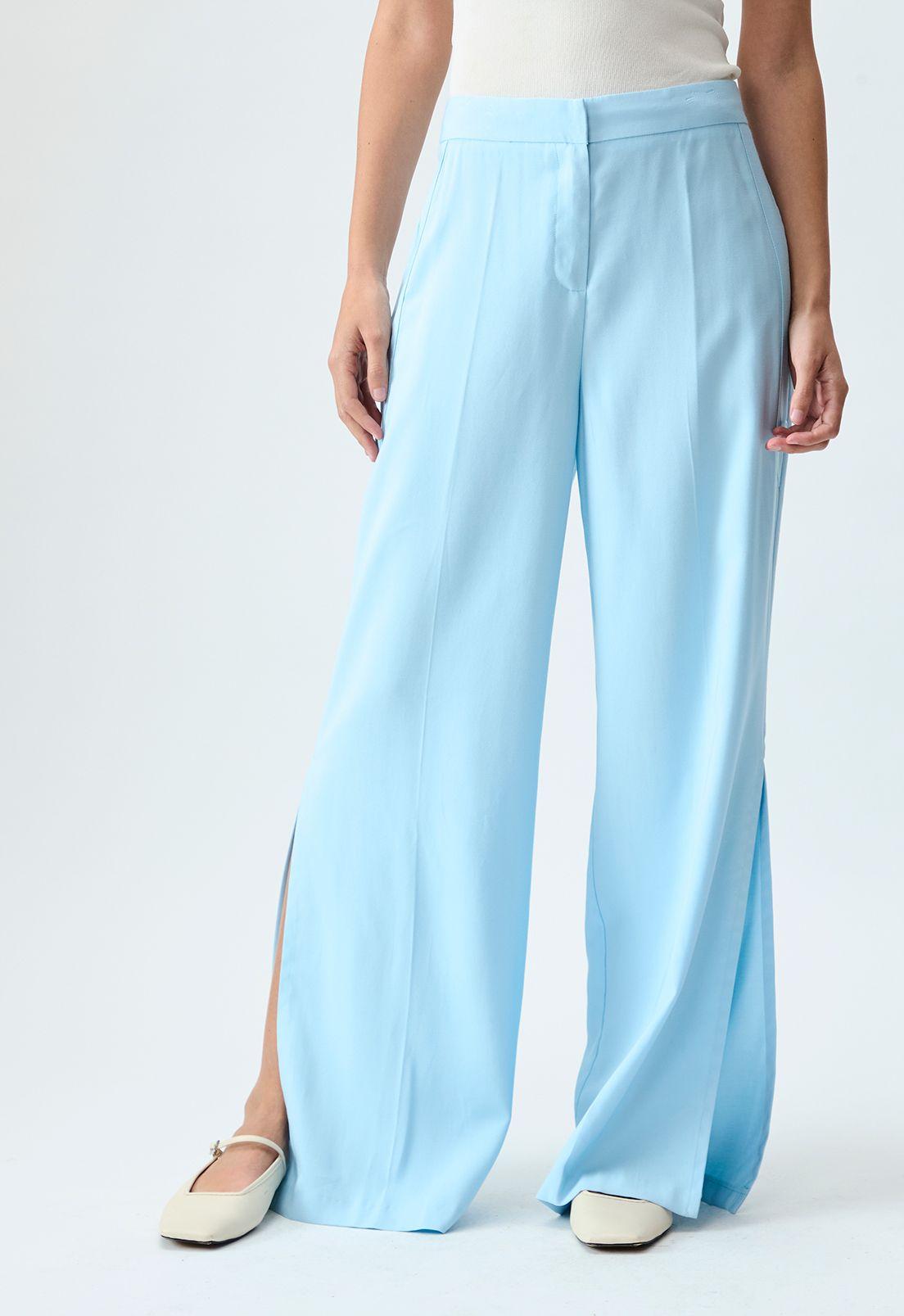 Pantalon Liso Celeste iO 11020125050110-1