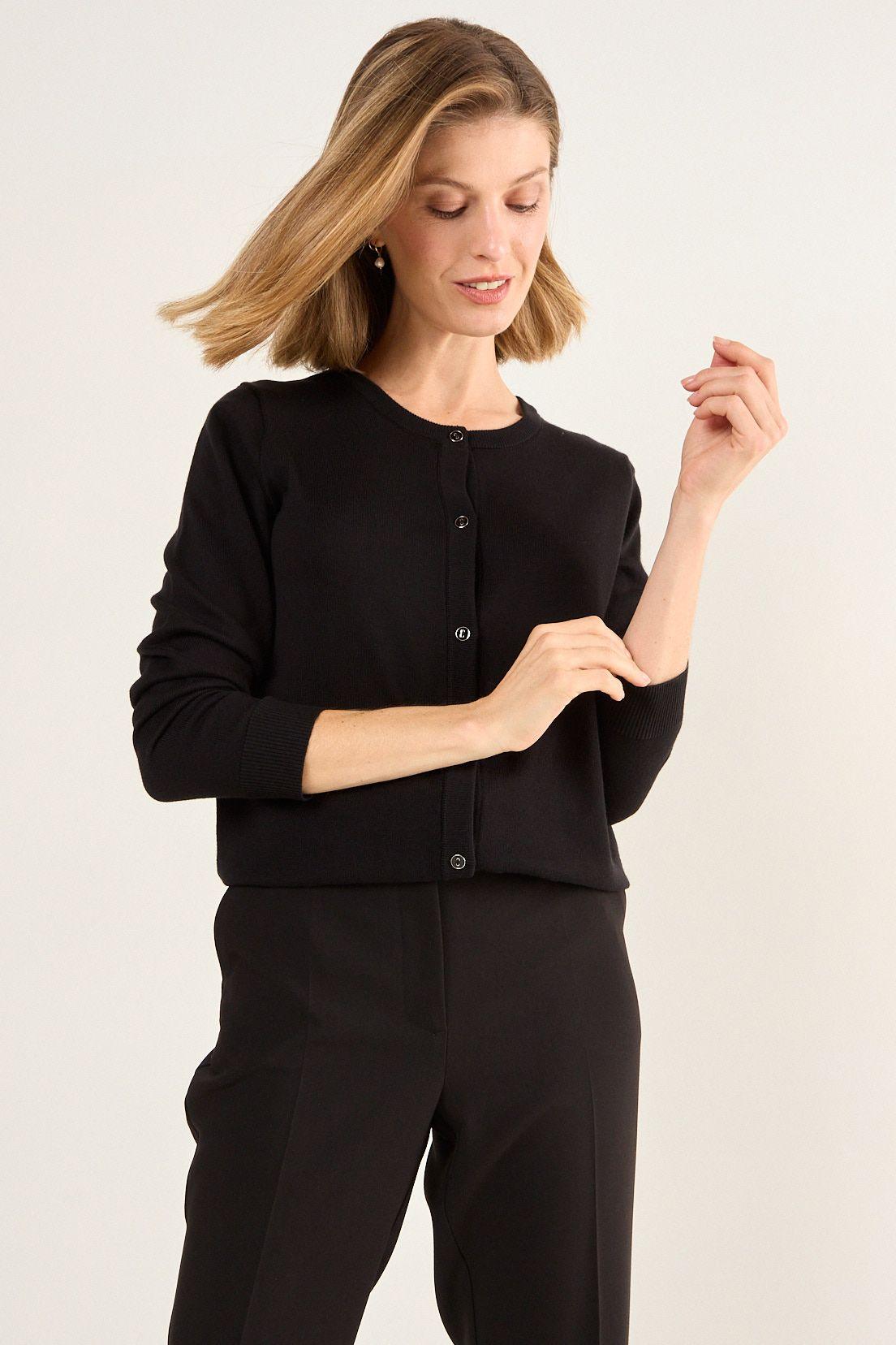 Chaleco Liso Negro Ma Griffe 18002126200102-0