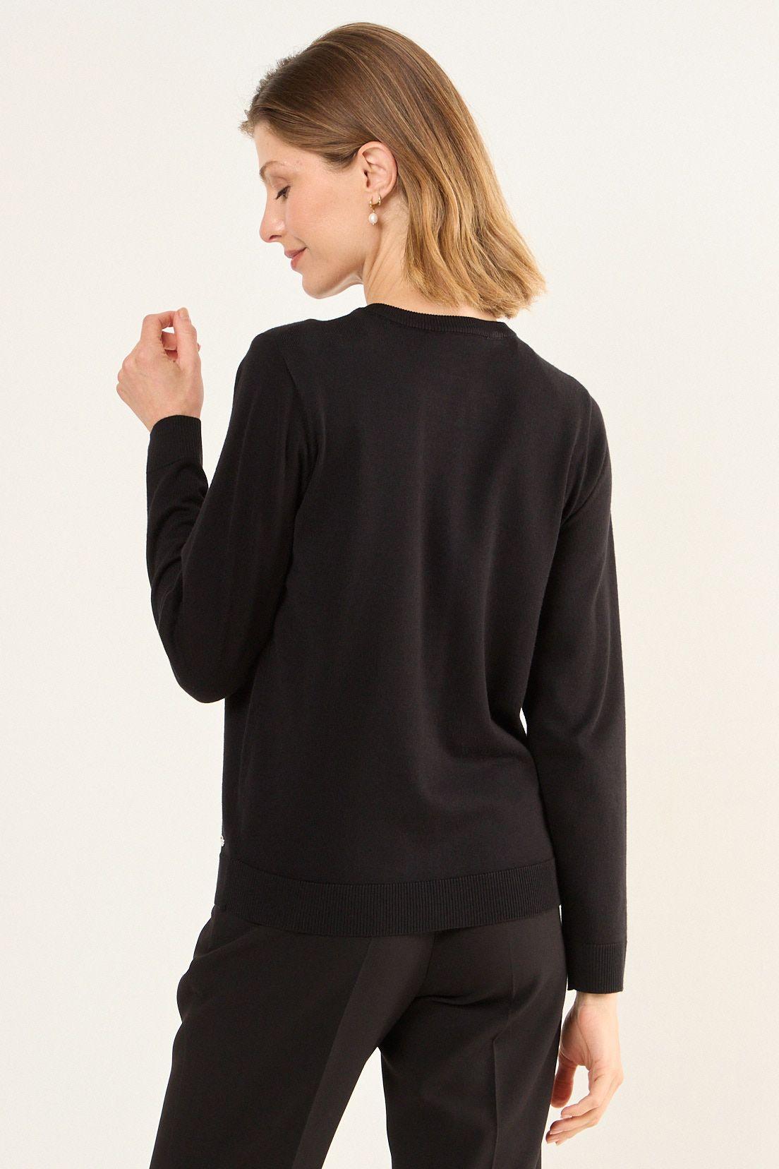 Chaleco Liso Negro Ma Griffe 18002126200102-3