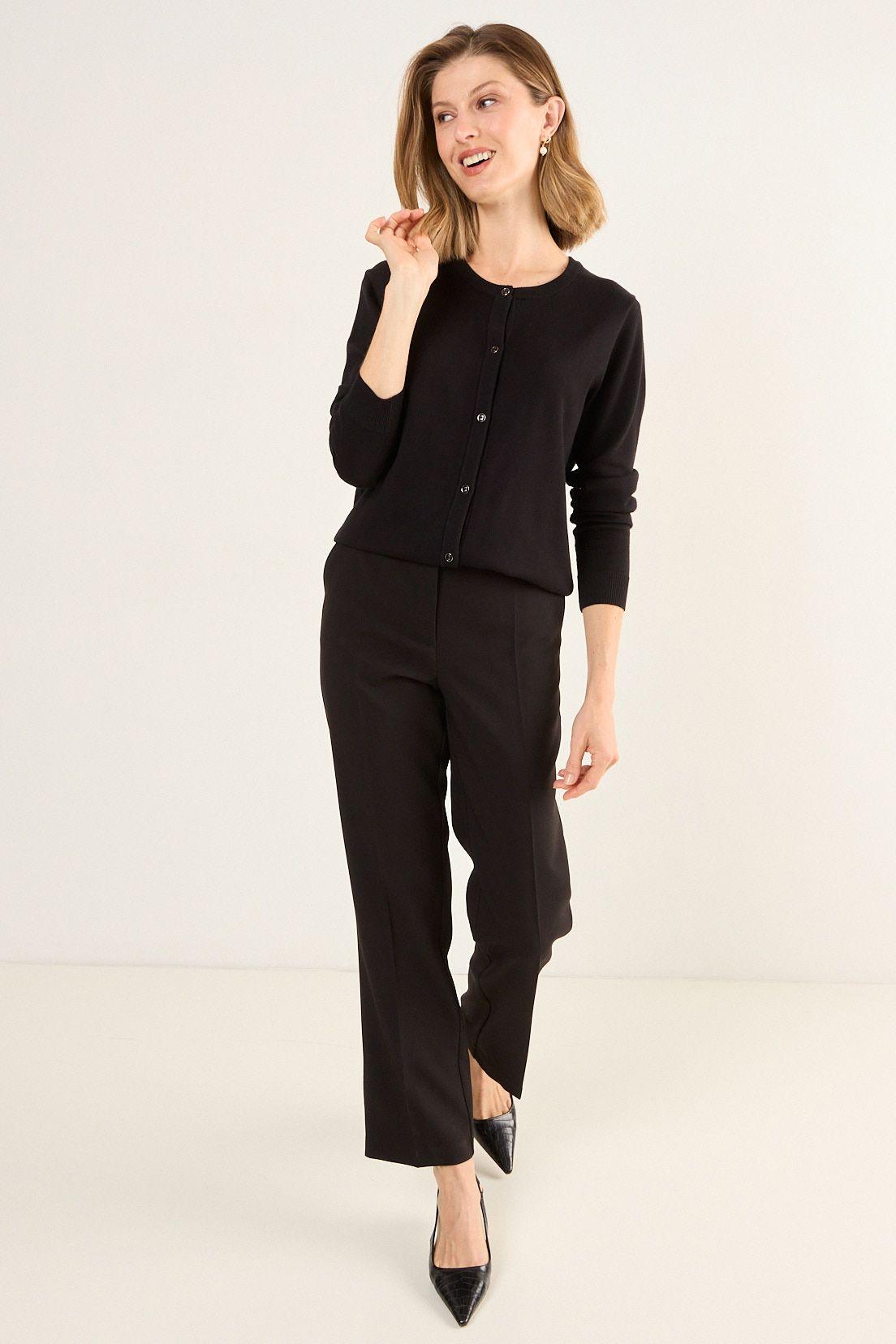 Chaleco Liso Negro Ma Griffe 18002126200102-4