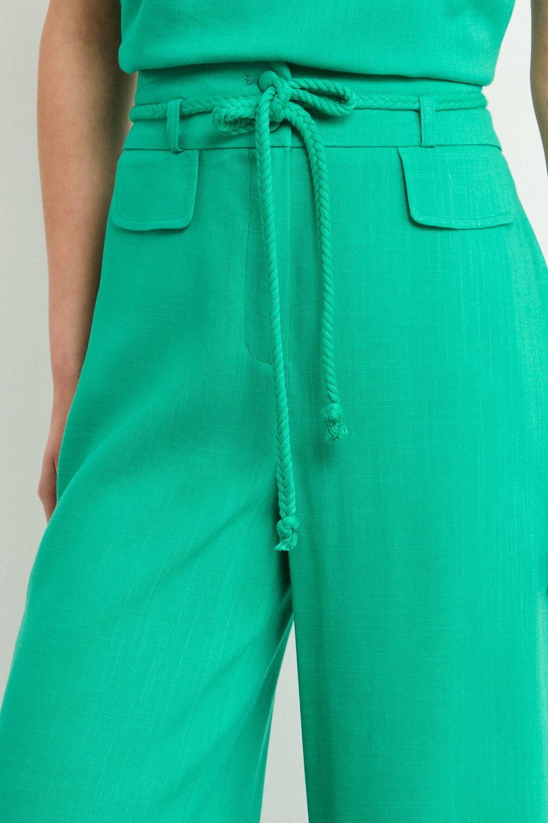 Pantalon Liso Verde Oliva iO 11004225022107-2
