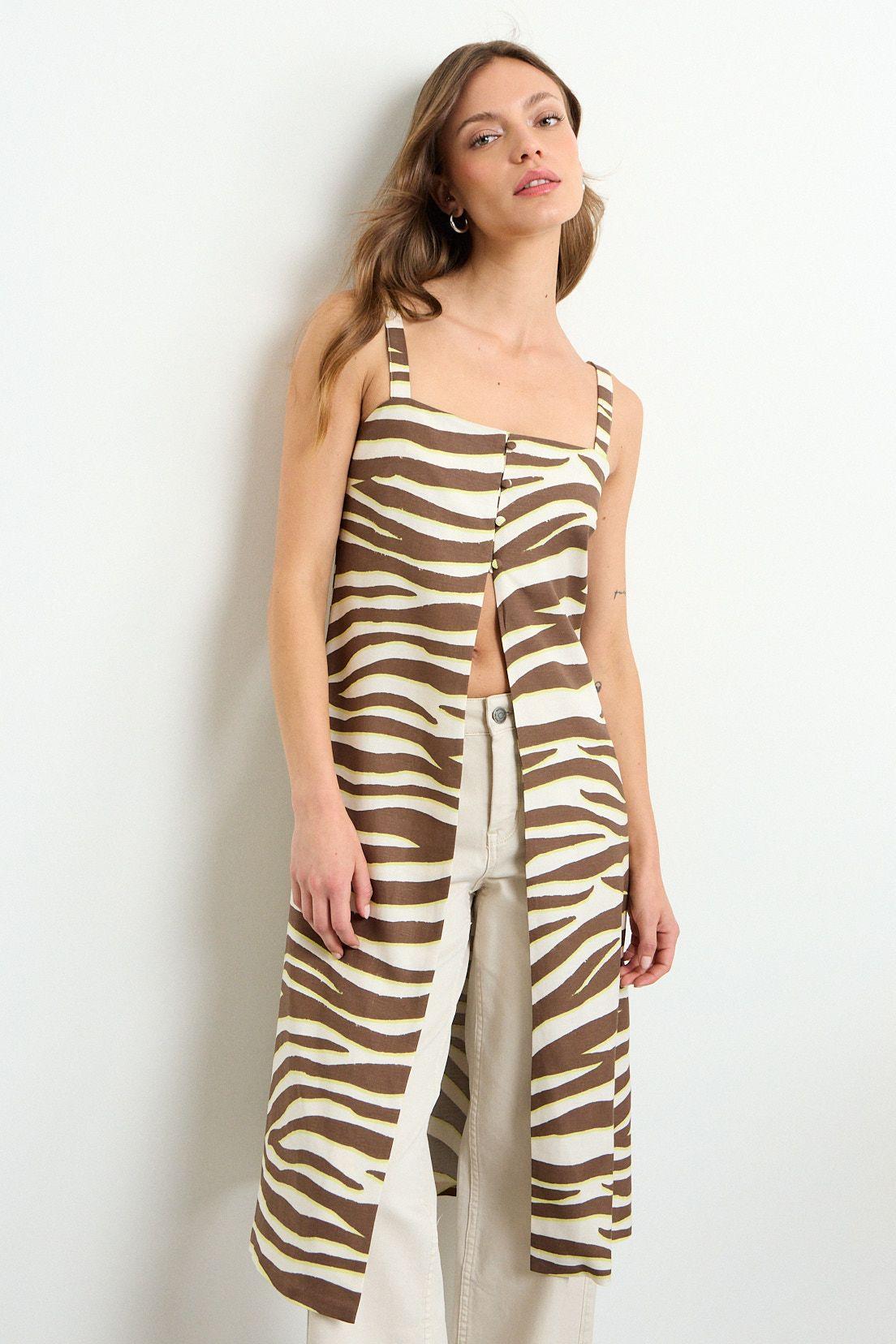 Blusa Fantasia Café iO 14120225060109-0