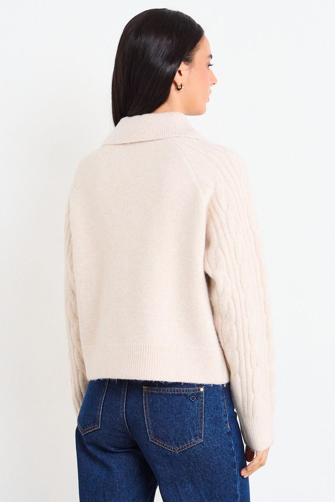 Sweater Liso Beige iO 18120126025106-3