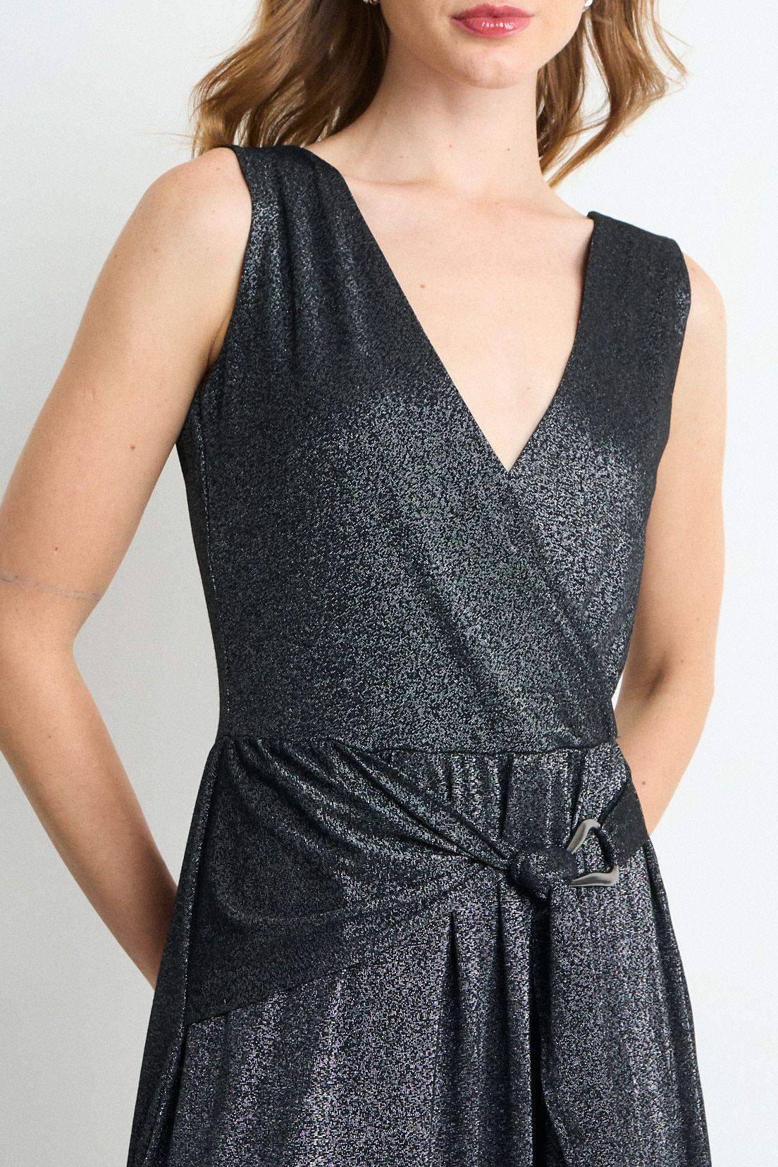 Vestido Fantasia Largo Negro iO 13520225008102-2