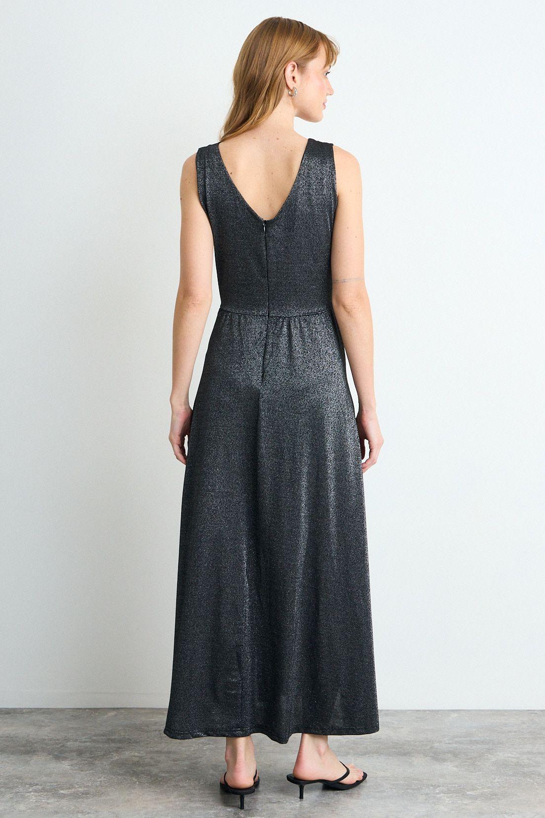 Vestido Fantasia Largo Negro iO 13520225008102-3