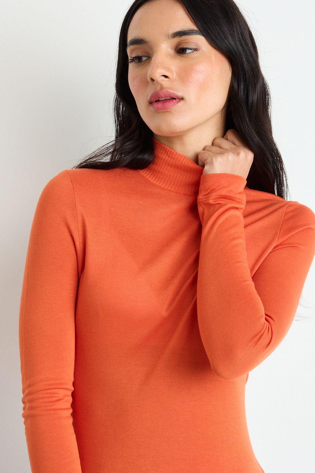 Polera Lisa Naranjo 14204125019114-1
