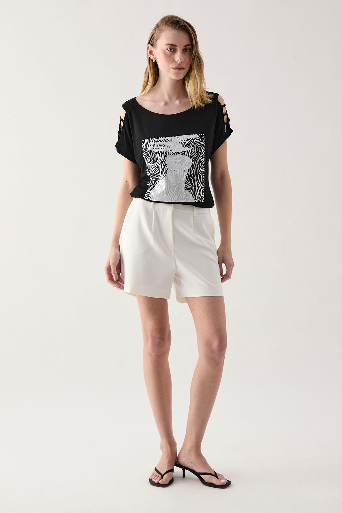 Polera Estampada Negro 14604224015102-4
