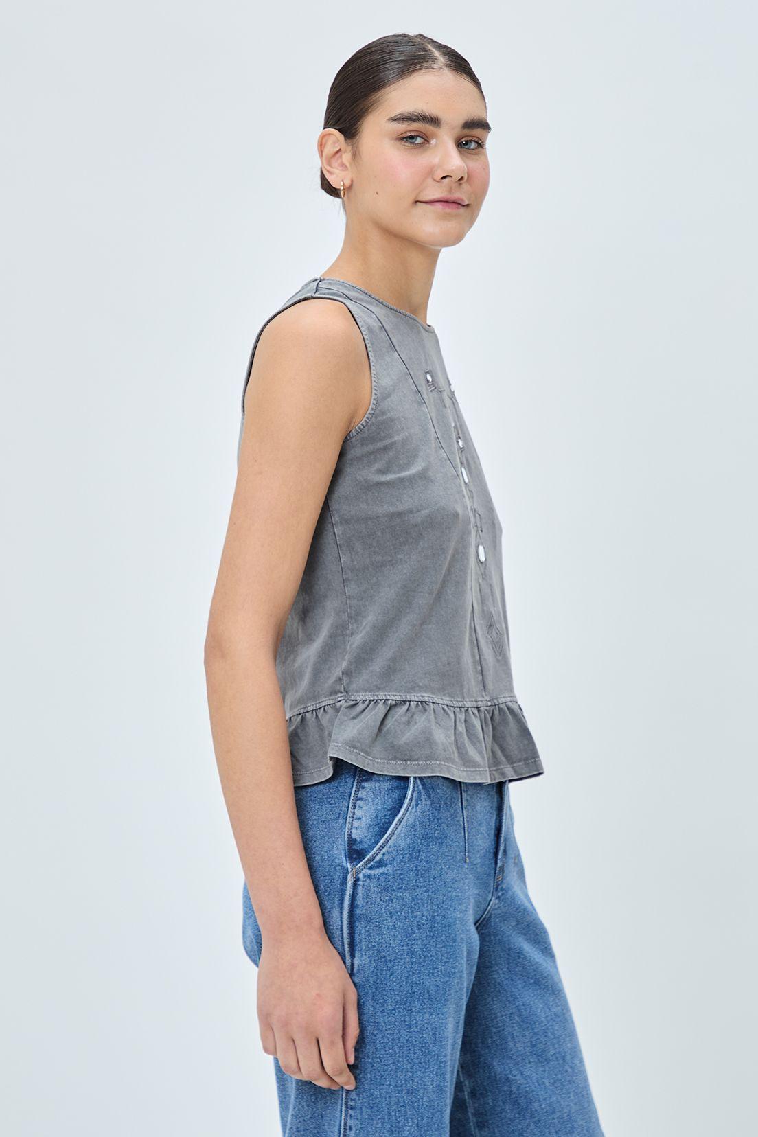 Polera Lisa Gris iO 14220224011163-2