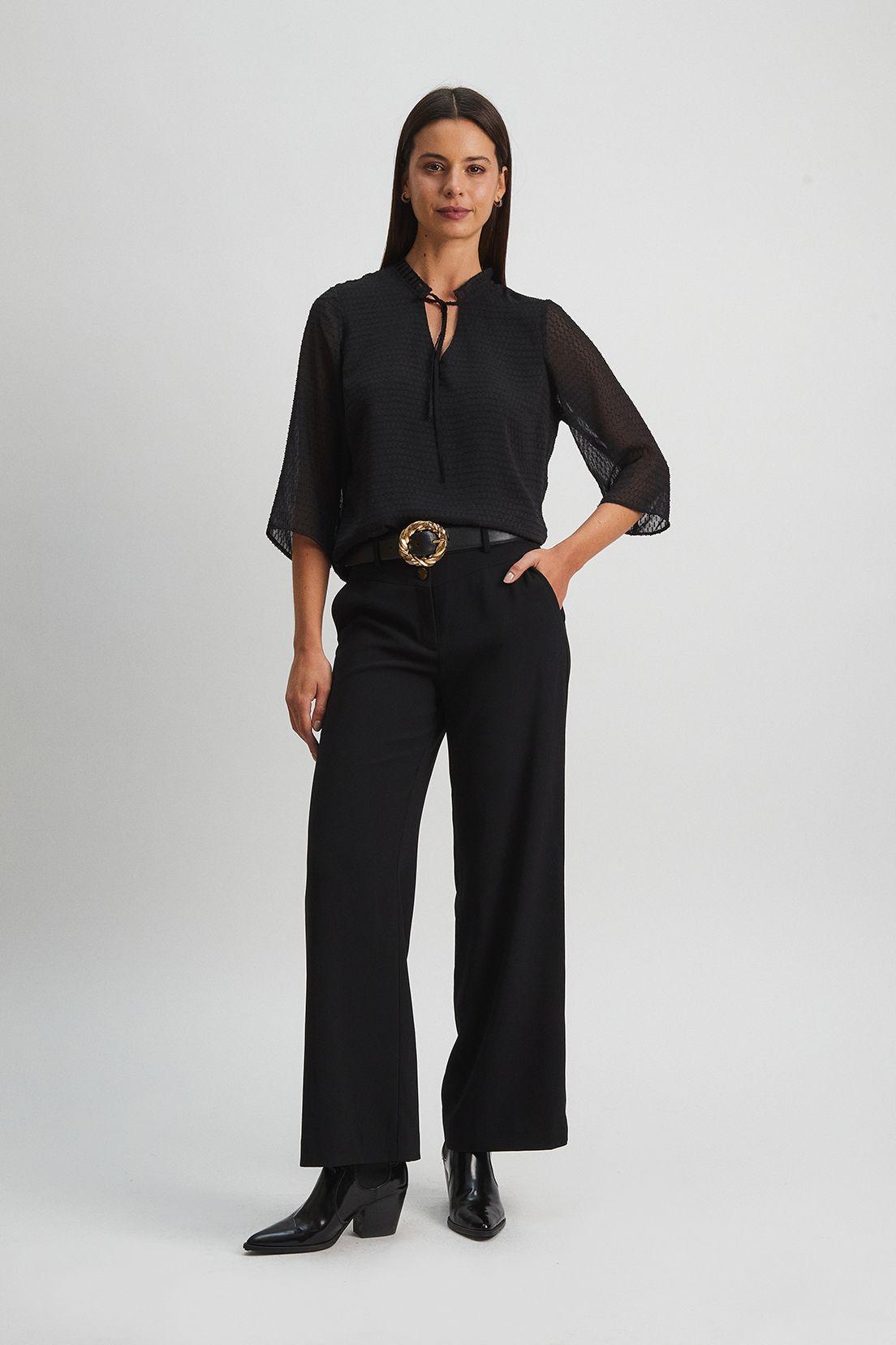 Blusa Lisa Negro Ash 14007224006102-1