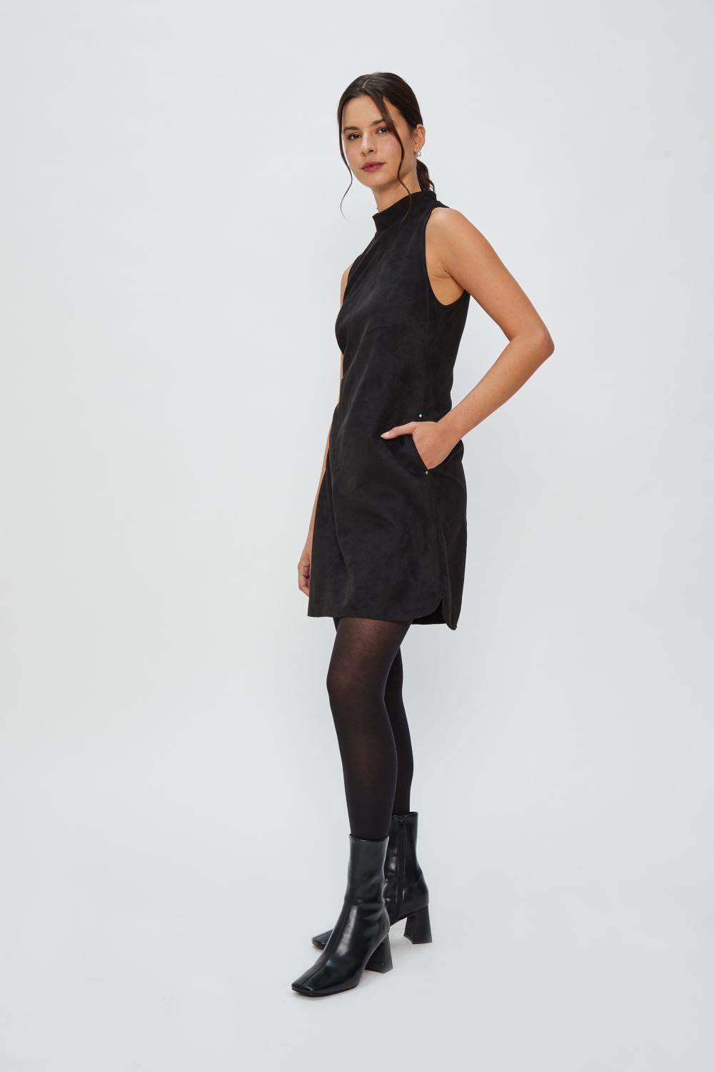 Vestido Liso Negro Ash 13007224001102-2