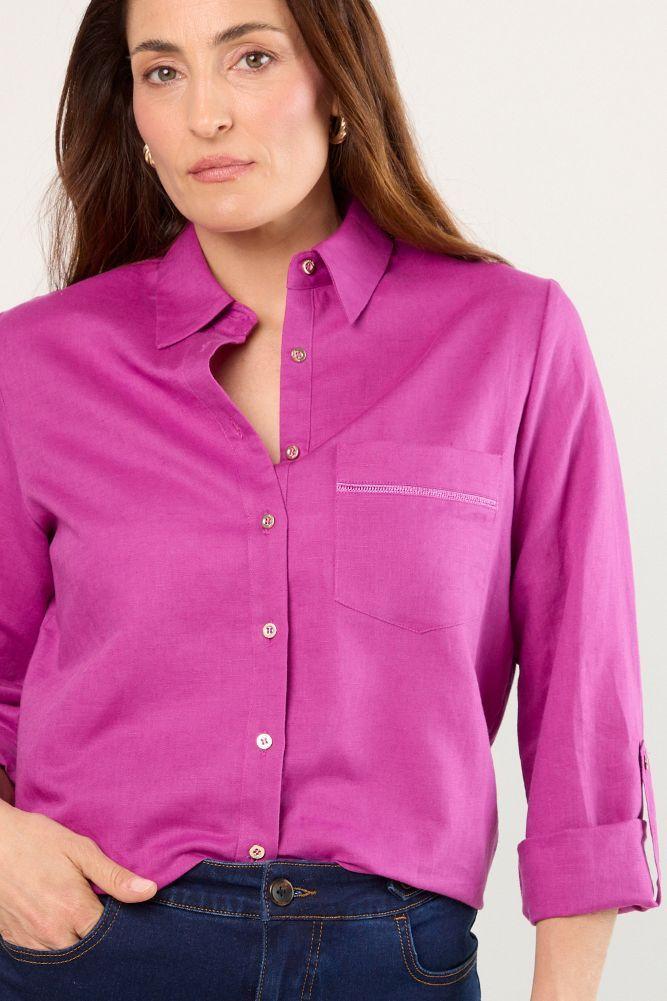 Blusas Manga Larga Violeta Ma Griffe 14002225058641-2