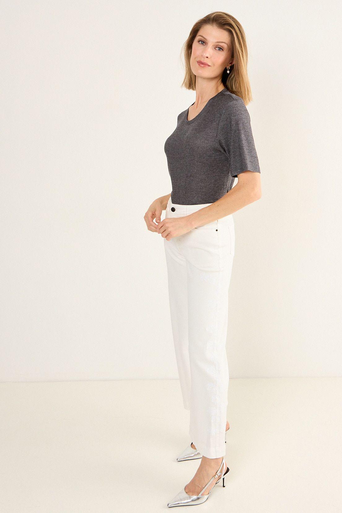 Polera Acanalada Argolla Gris Ma Griffe 14202126050113-4