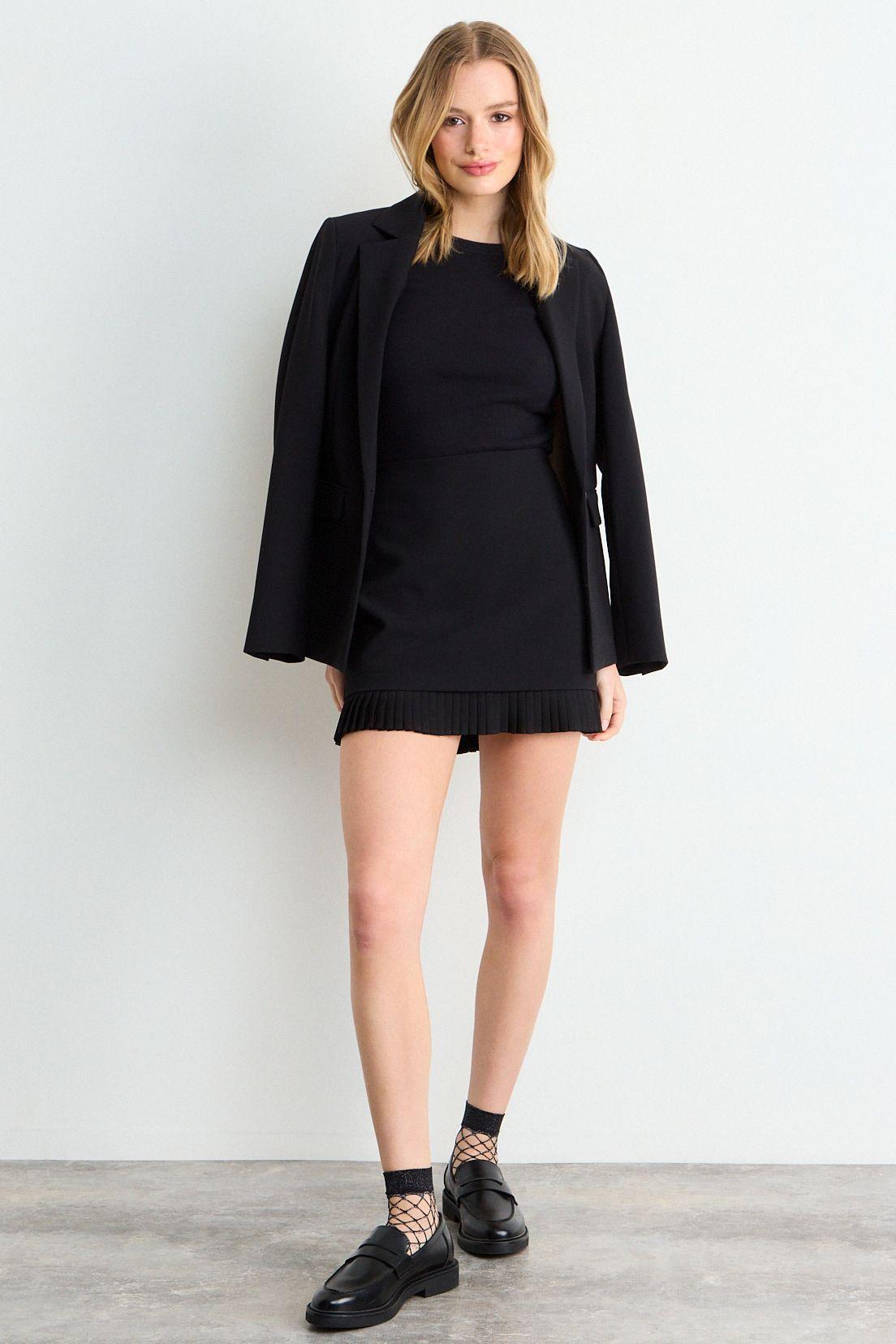 Falda Lisa Negro iO 12020126002102-0