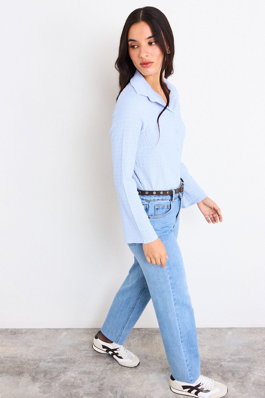 Polera Lisa Celeste iO 14220226002110-4
