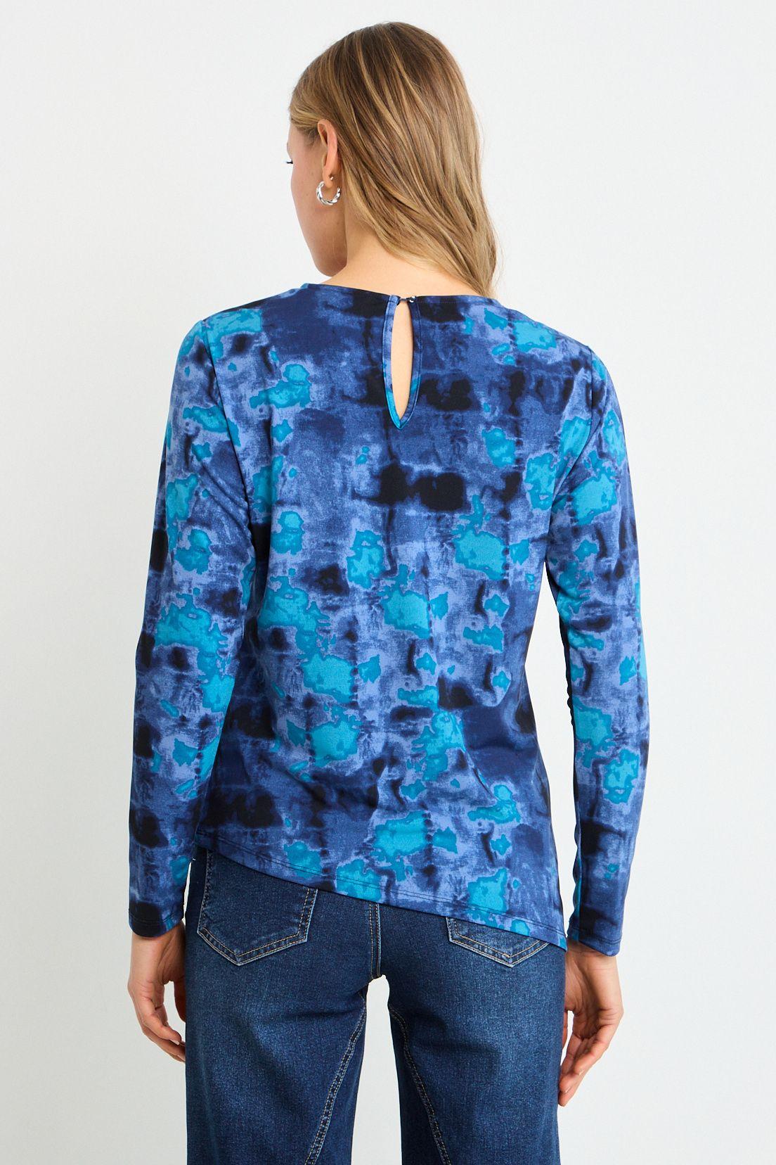 Polera Manga Larga Azul Ash 14307225051104-2