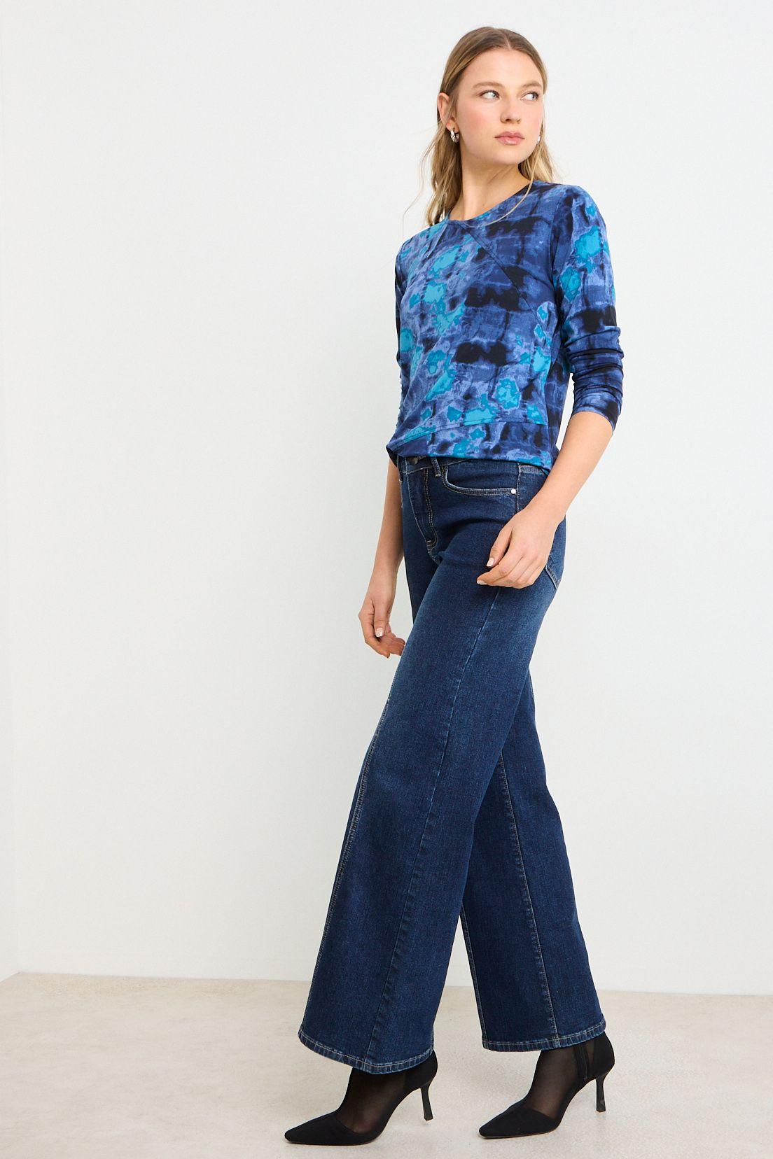 Polera Manga Larga Azul Ash 14307225051104-4