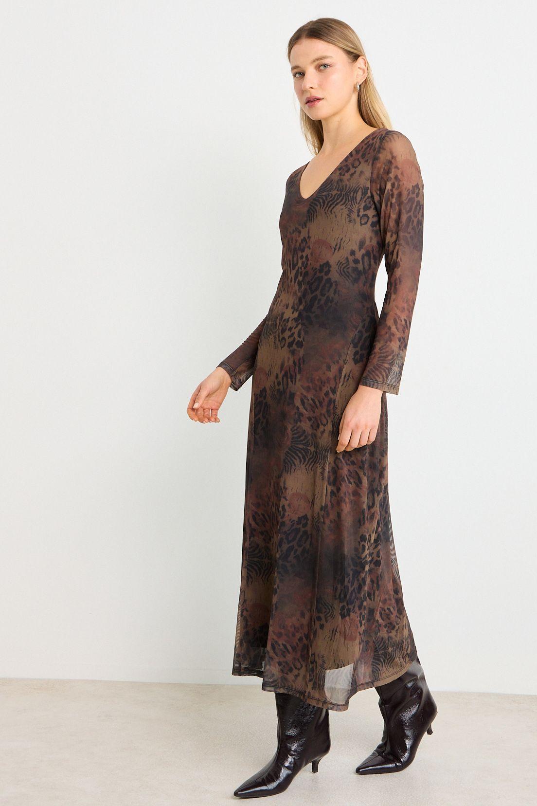 Vestido Largo Café Ash 13507225001109-4