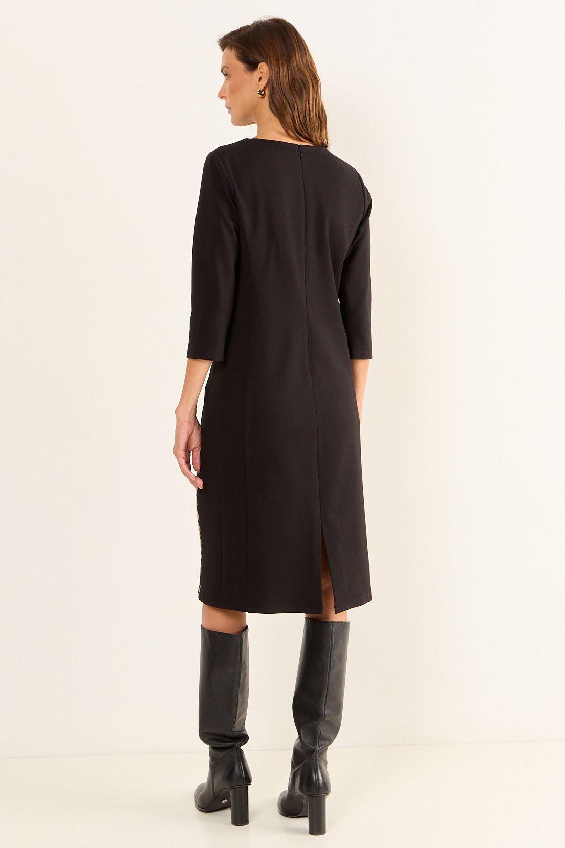 Vestido Fantasia Negro Ma Griffe 13102126003102-4