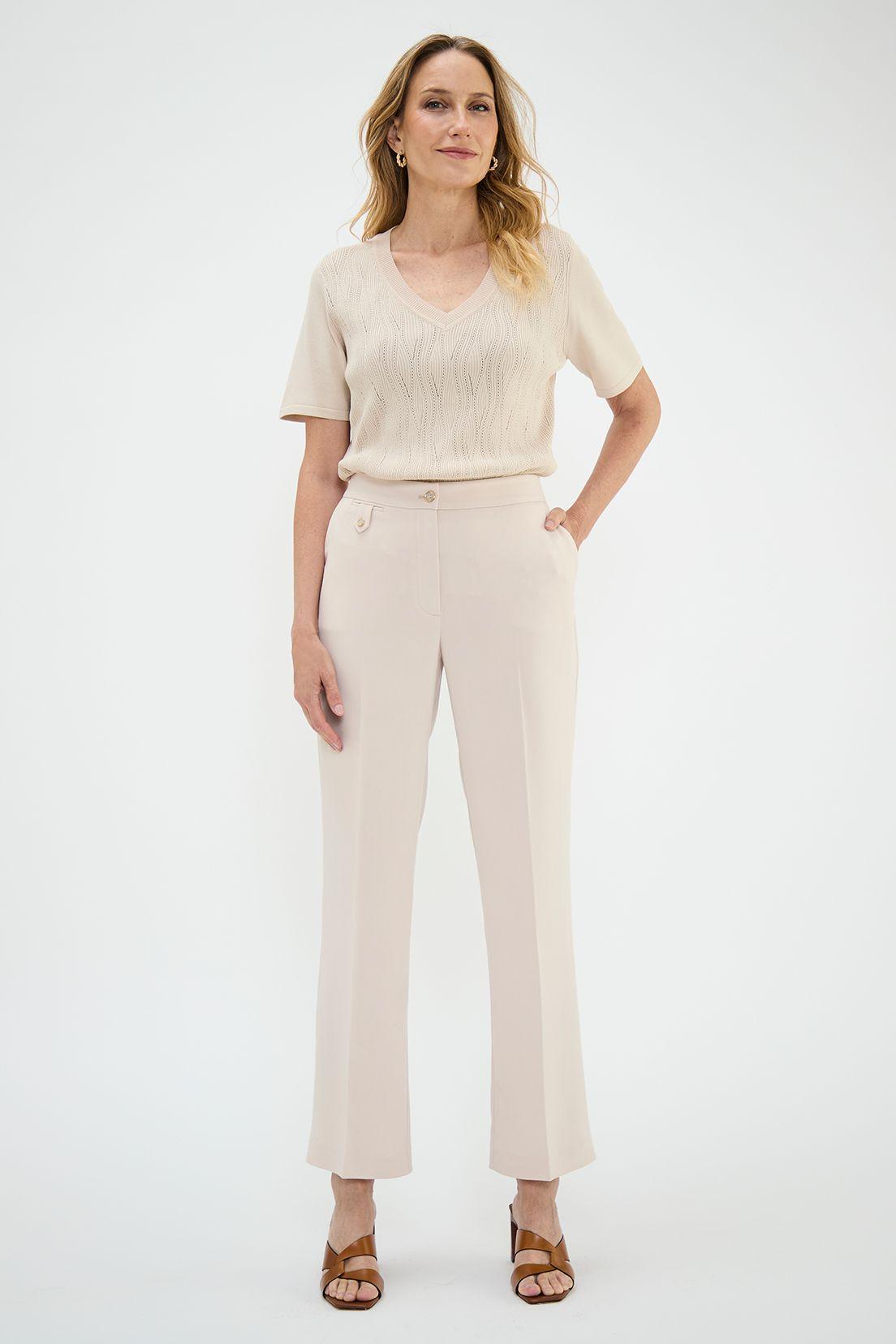 Pantalon Formal Recto Beige Ma Griffe 11002125050106-0
