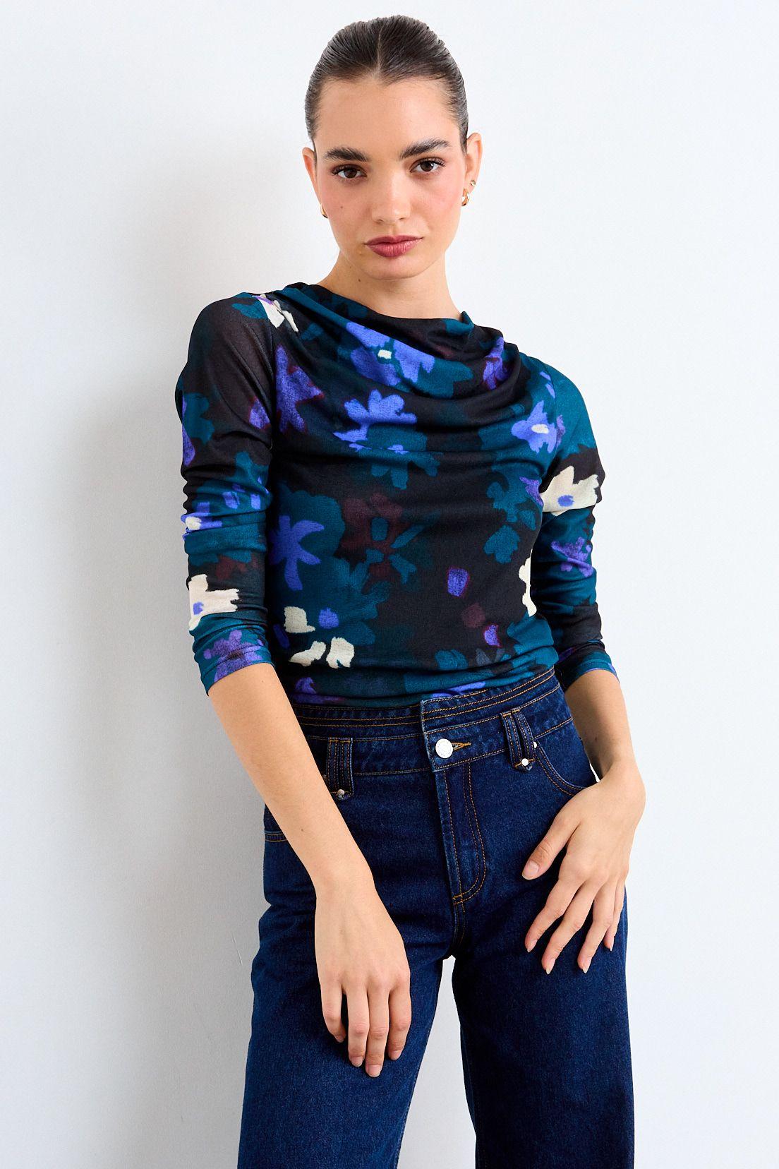 Polera Estampada Negro iO 14620126053102-1