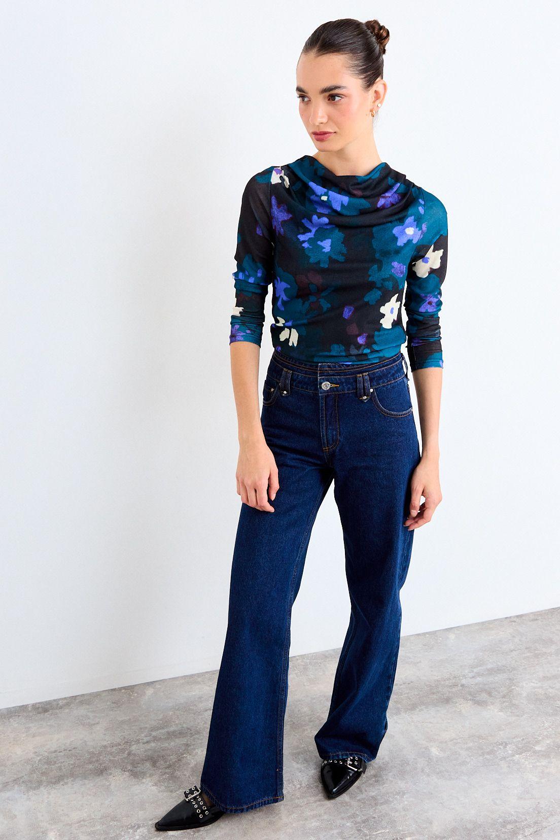 Polera Estampada Negro iO 14620126053102-2