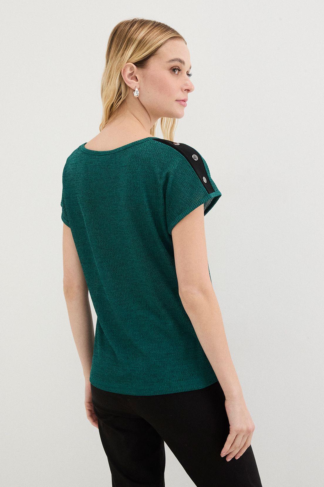 Polera Manga Corta Verde Oliva Ash 14207125065107-2