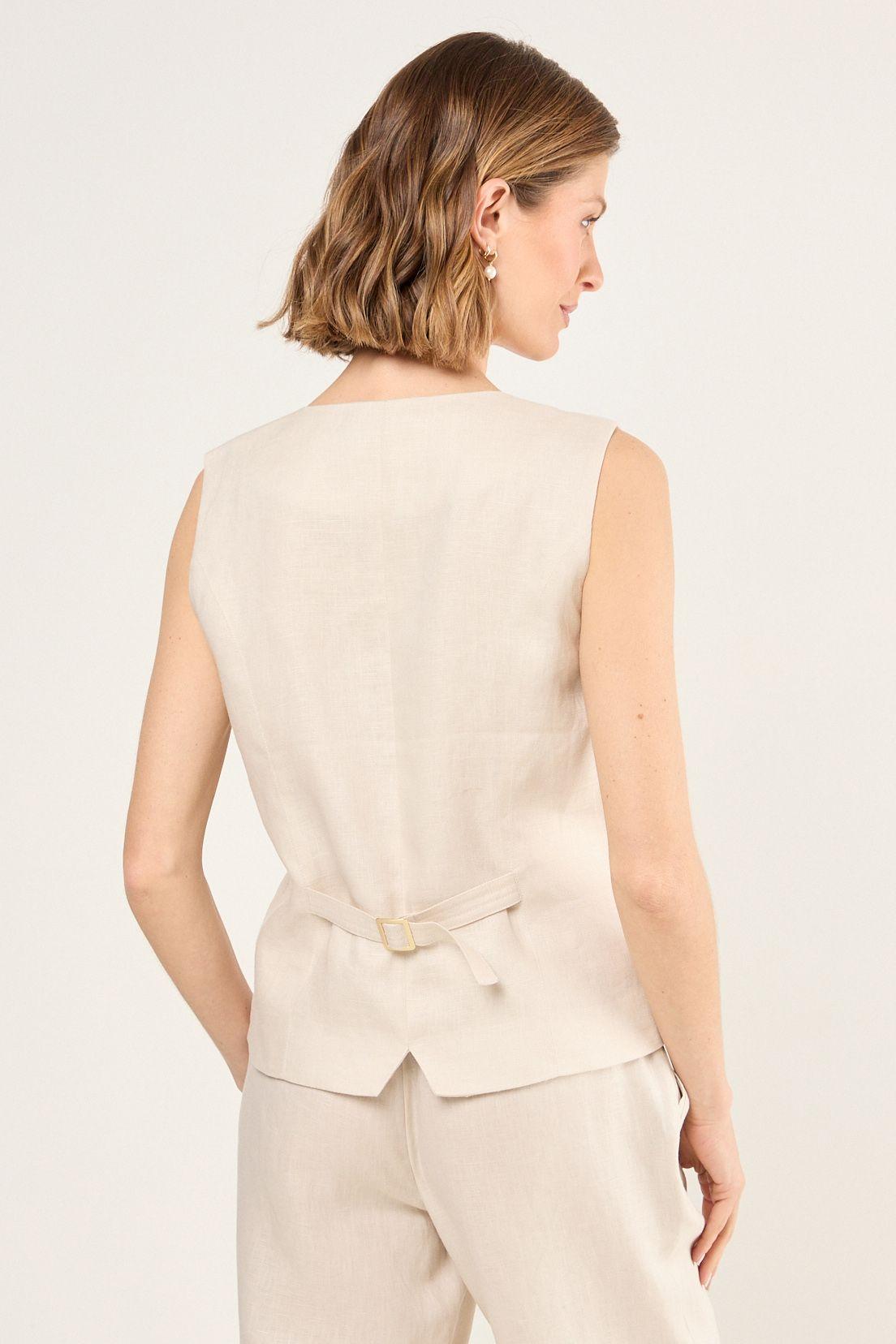 Gilet Beige Ma Griffe 16202225050106-2