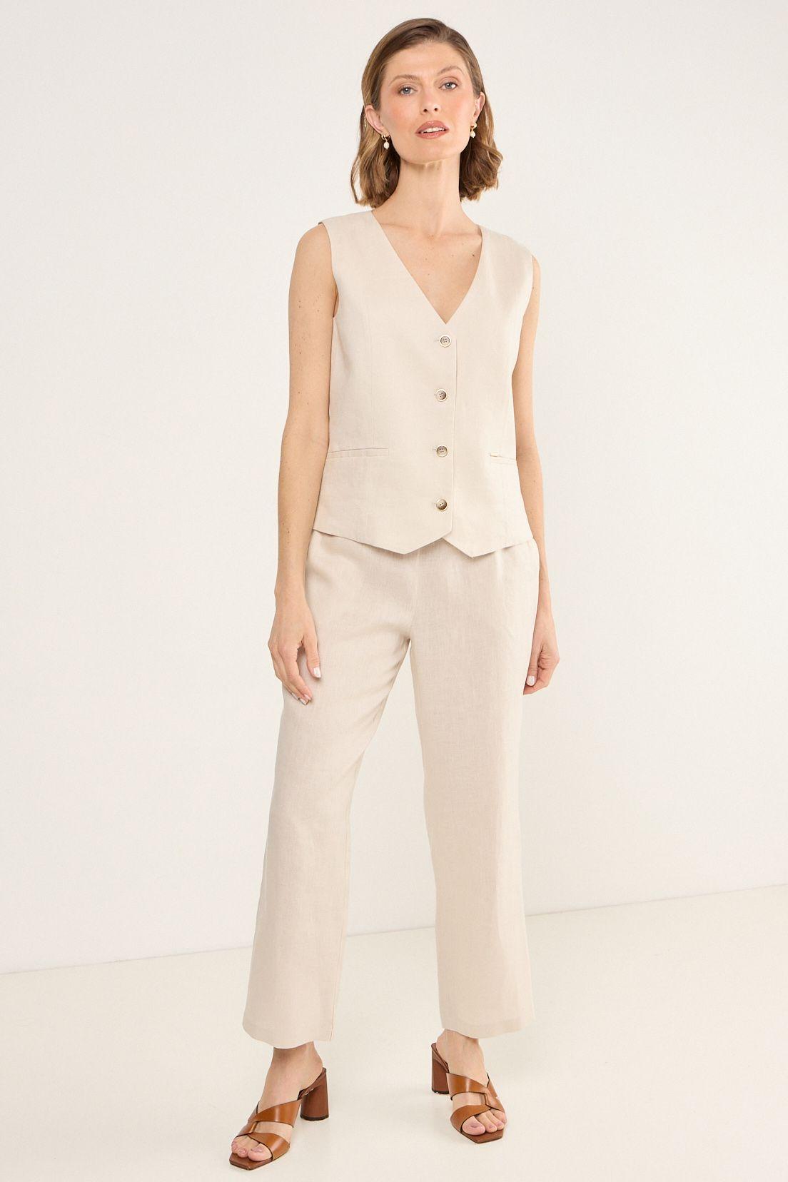 Gilet Beige Ma Griffe 16202225050106-4