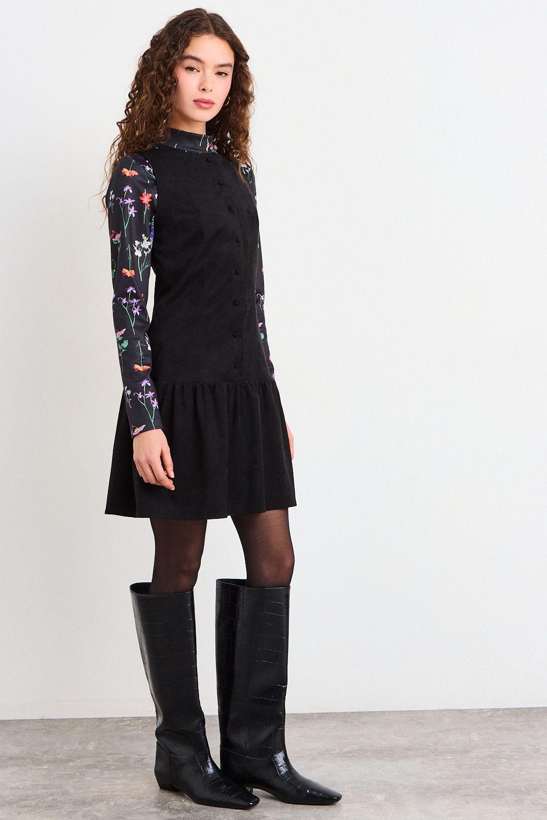 Vestido Liso Negro iO 13020226100102-4