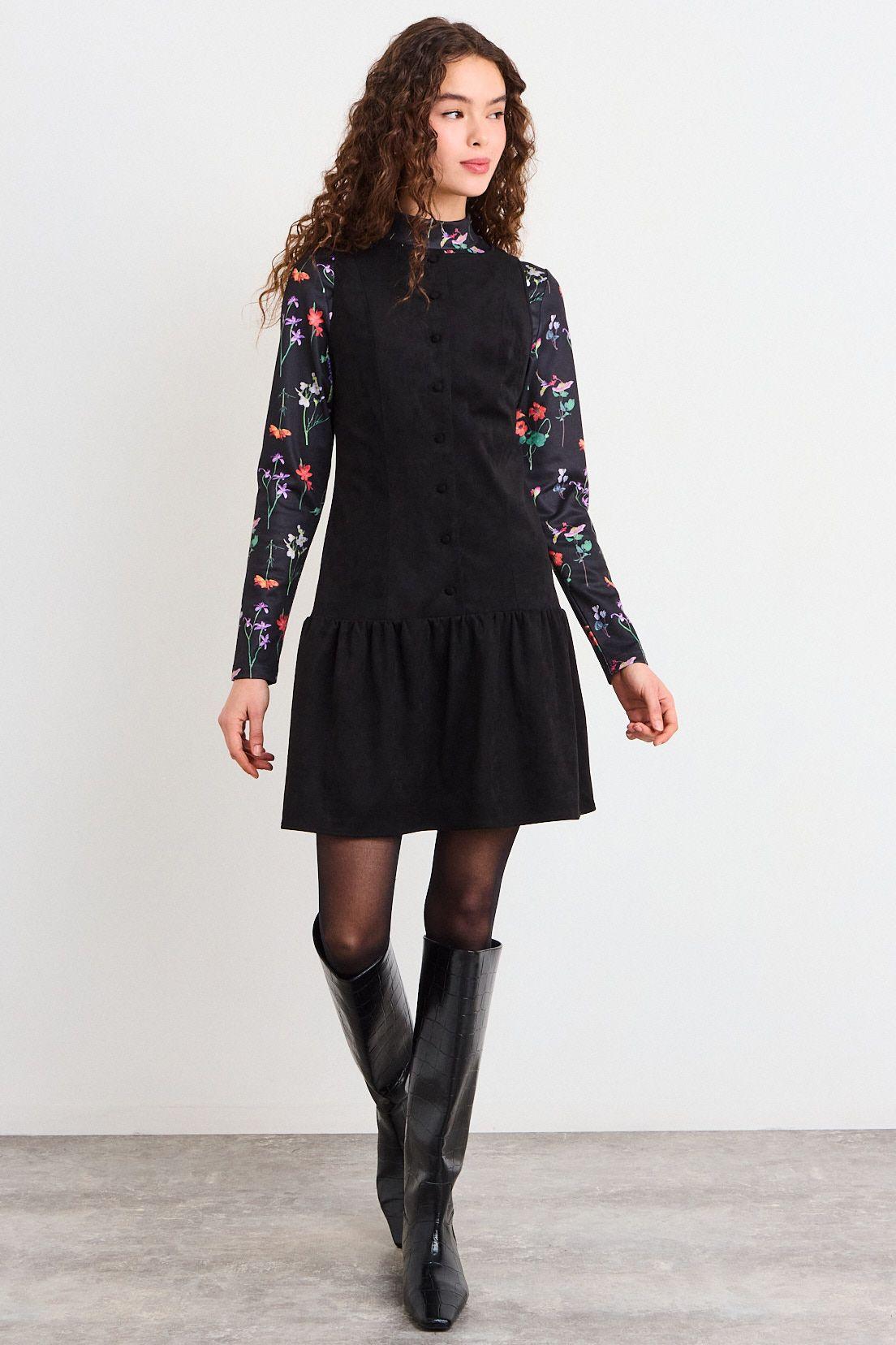 Vestido Liso Negro iO 13020226100102-3