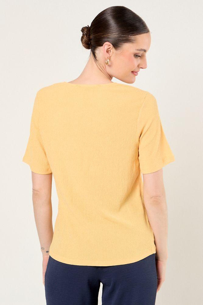 Polera Escote Ev V Naranjo Ma Griffe 14202126003131-2