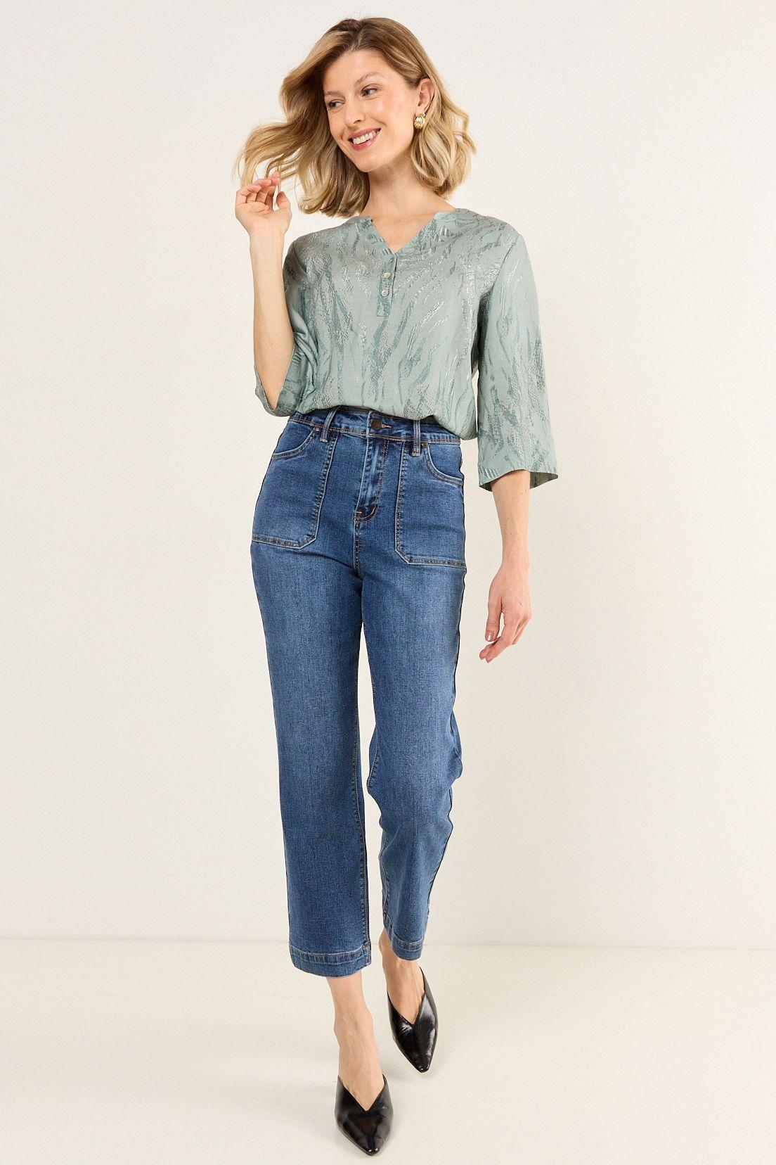 Blusa Lino Estampada Avellana Ma Griffe 14102126051126-3