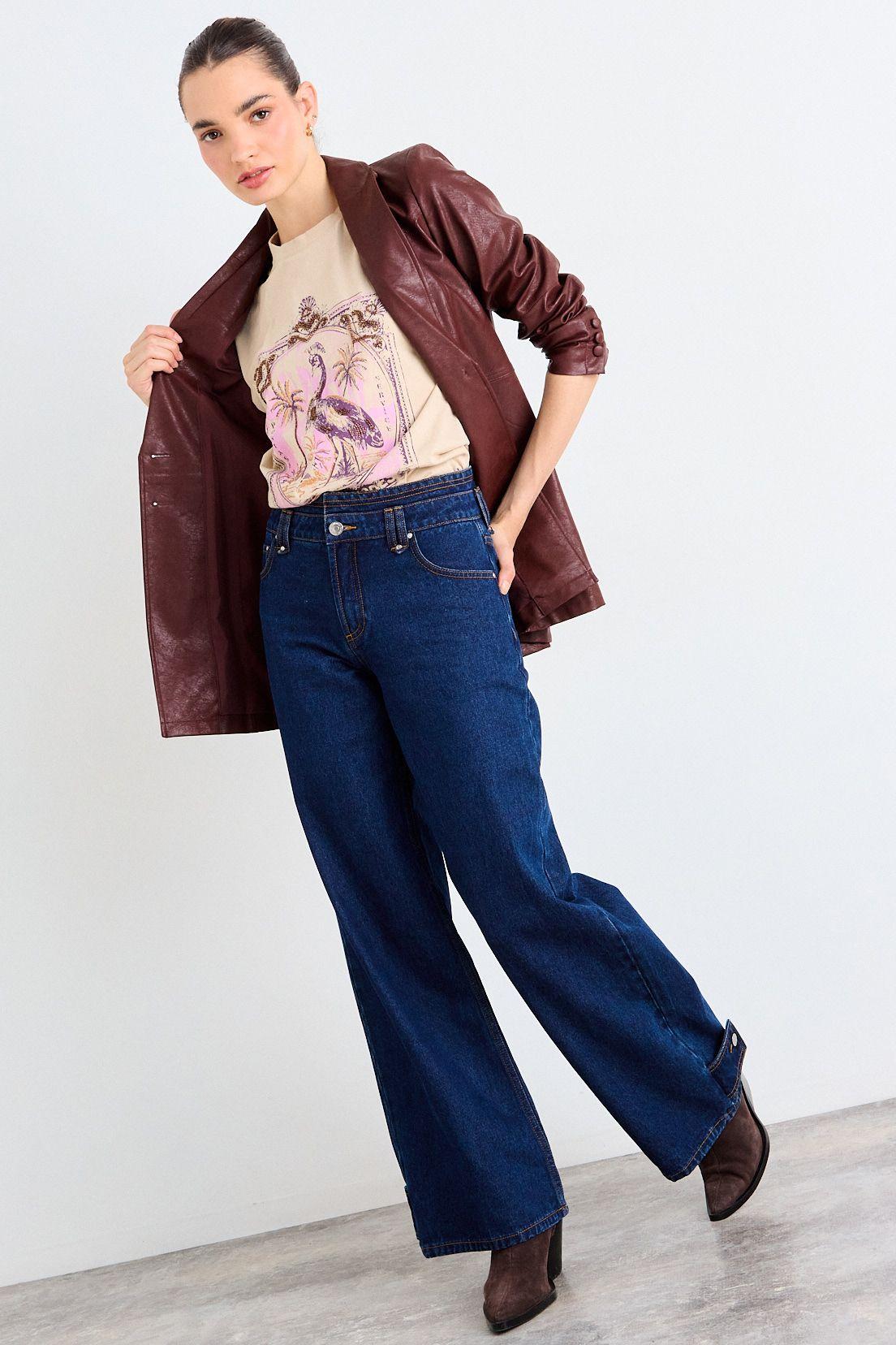 Polera Estampada Beige iO 14620126004106-3