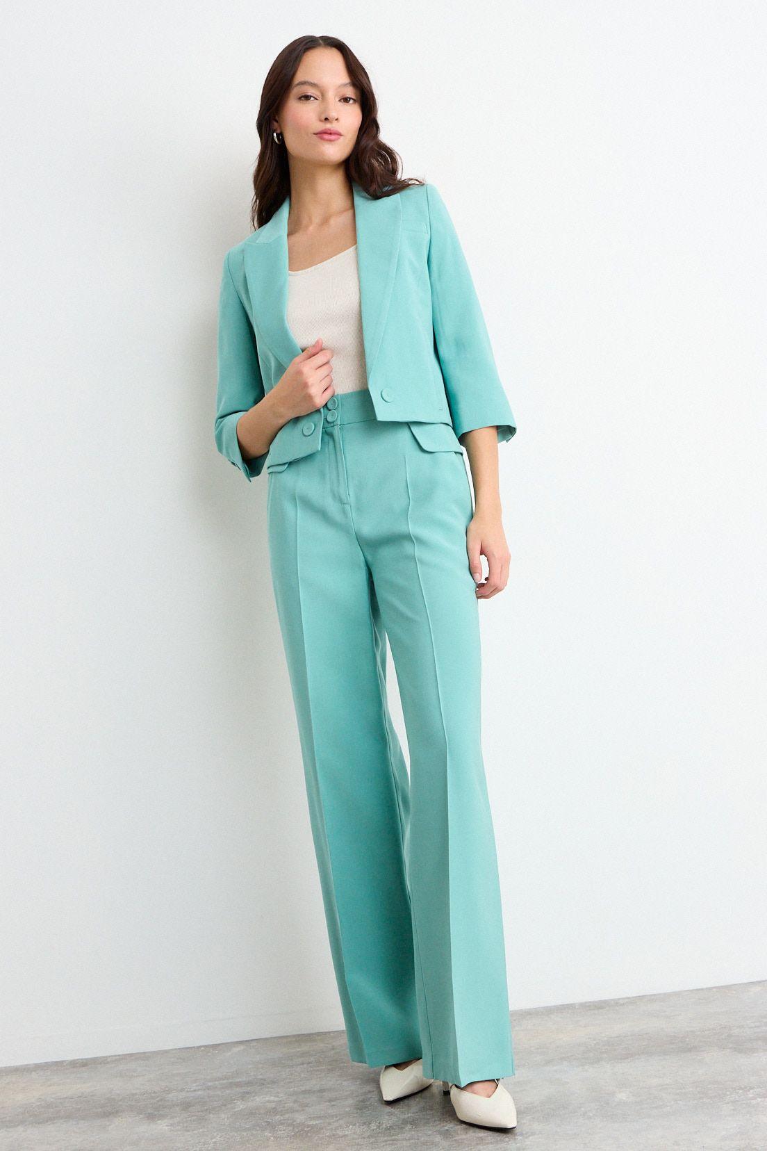 Pantalon Liso Verde iO 11020126002217-0