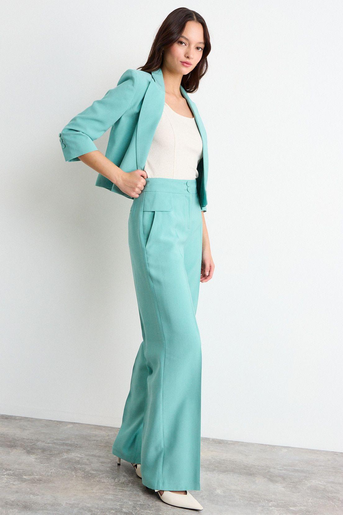 Pantalon Liso Verde iO 11020126002217-4