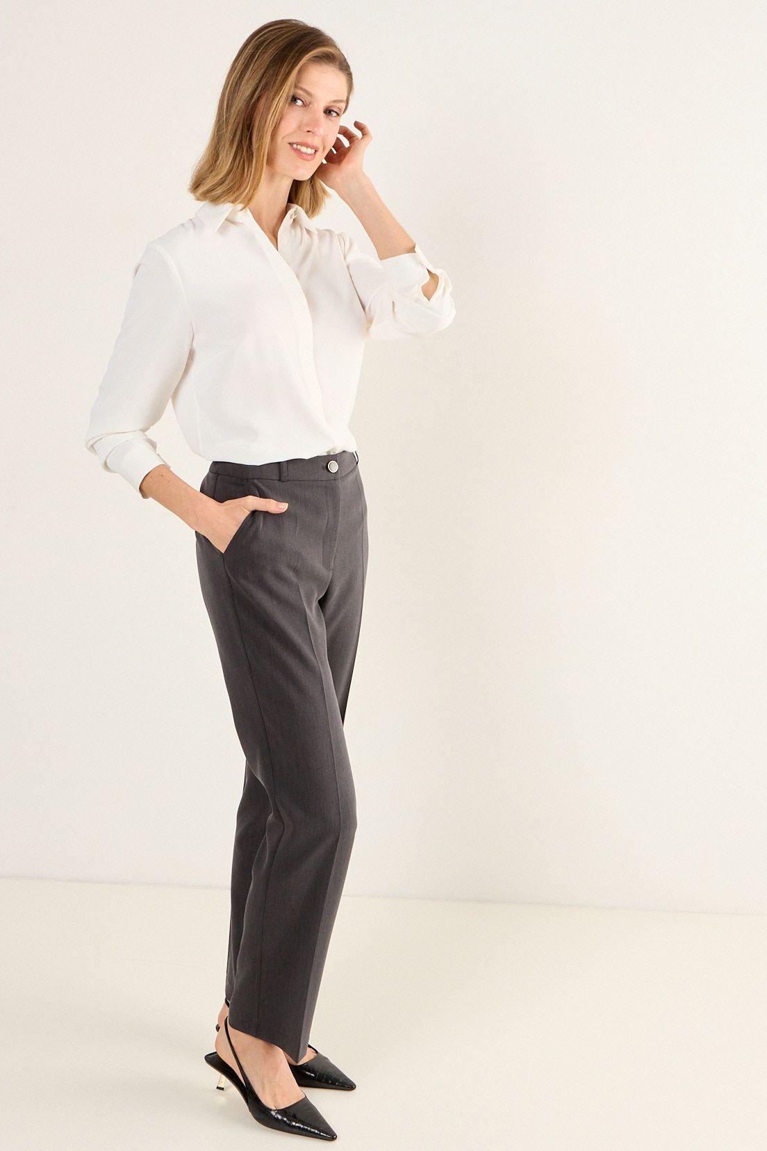 Pantalon Liso Gris Ma Griffe 11002126200163-4