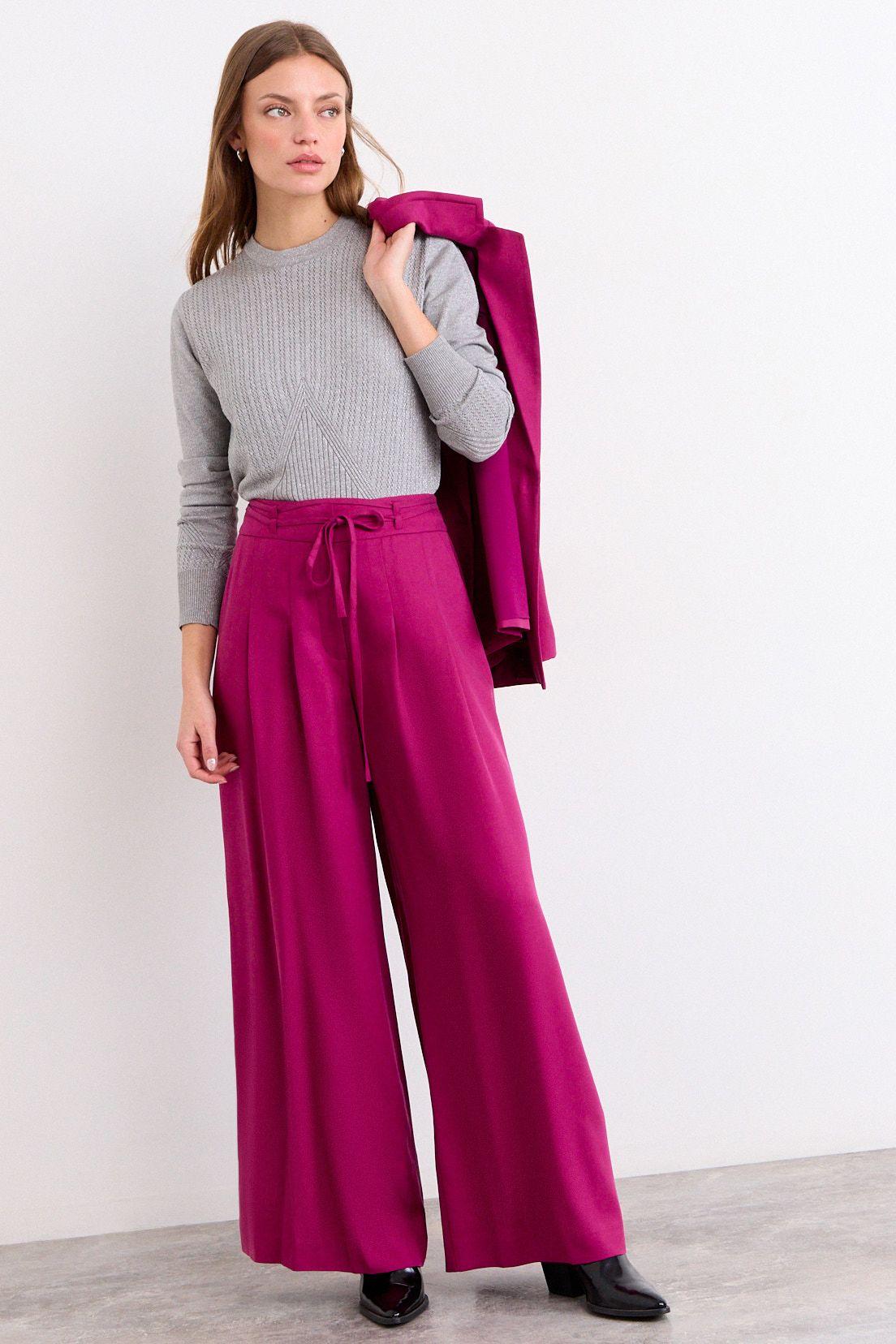 Pantalon Liso Burdeos iO 11020226055112-0