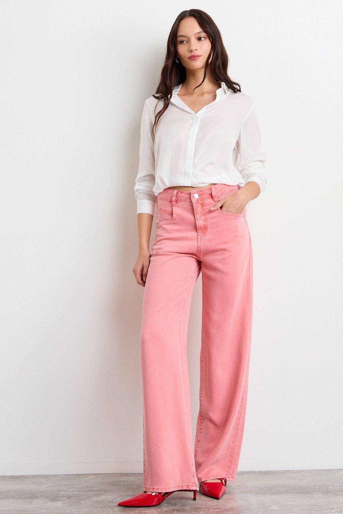 Jeans Liso Rosa iO 11320126001123-0
