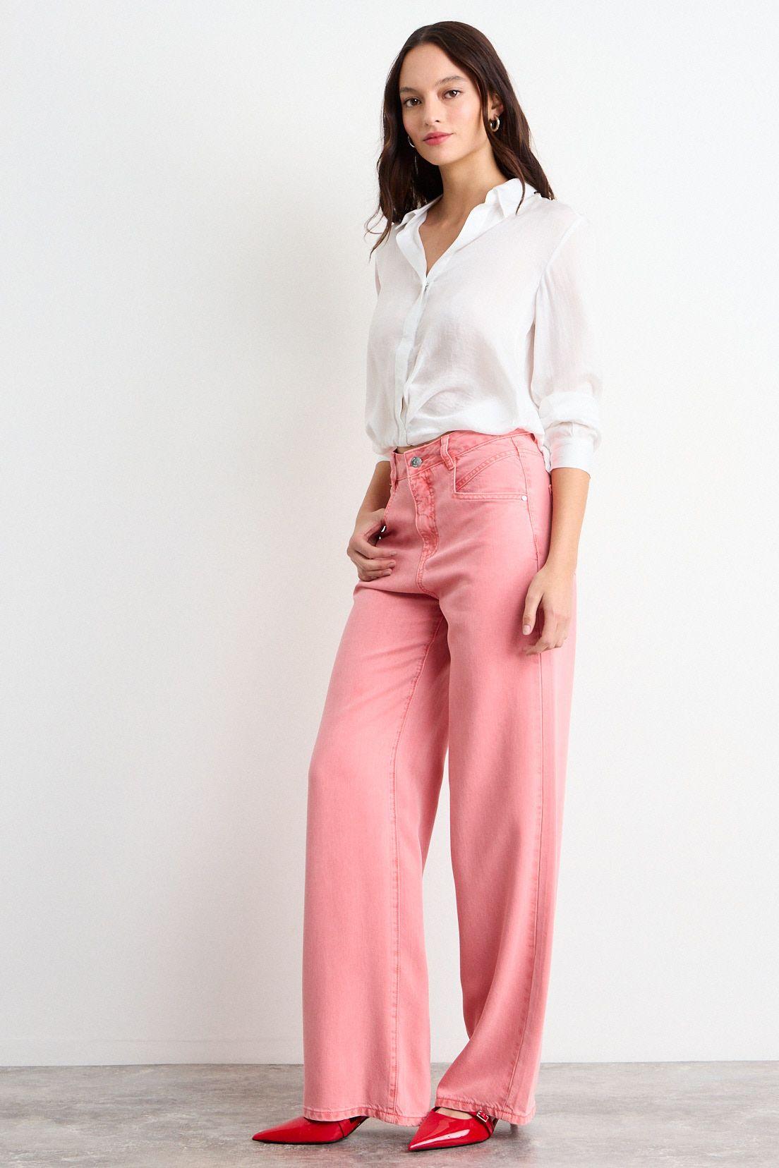 Jeans Liso Rosa iO 11320126001123-4