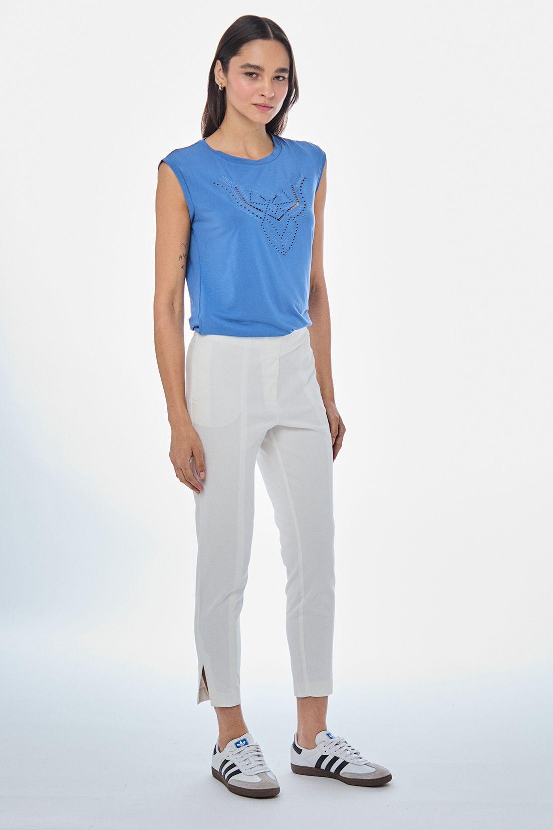 Polera Estampada Azul iO 14620224055134-2