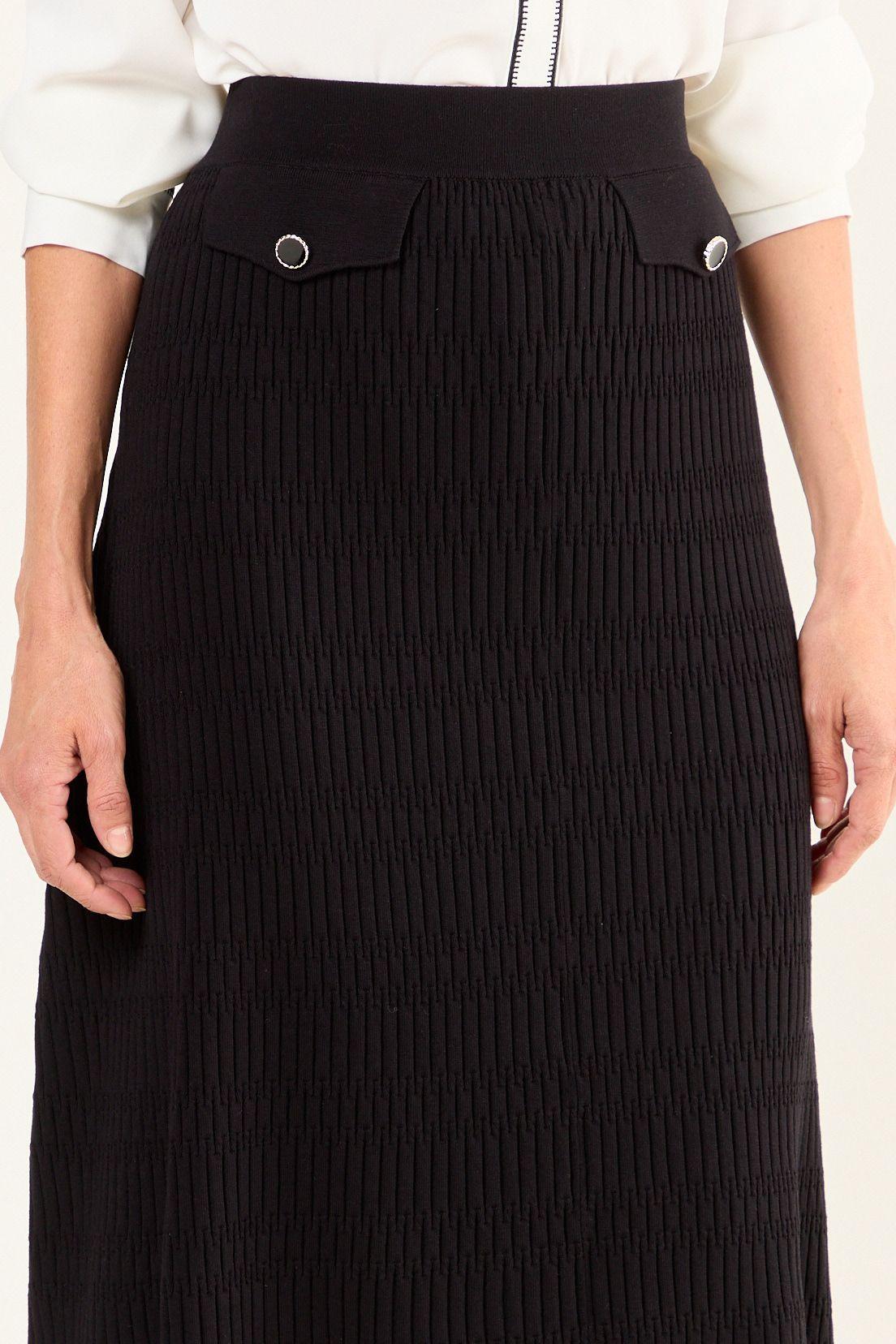 Falta Tejida Negro Ma Griffe 12002126004102-2