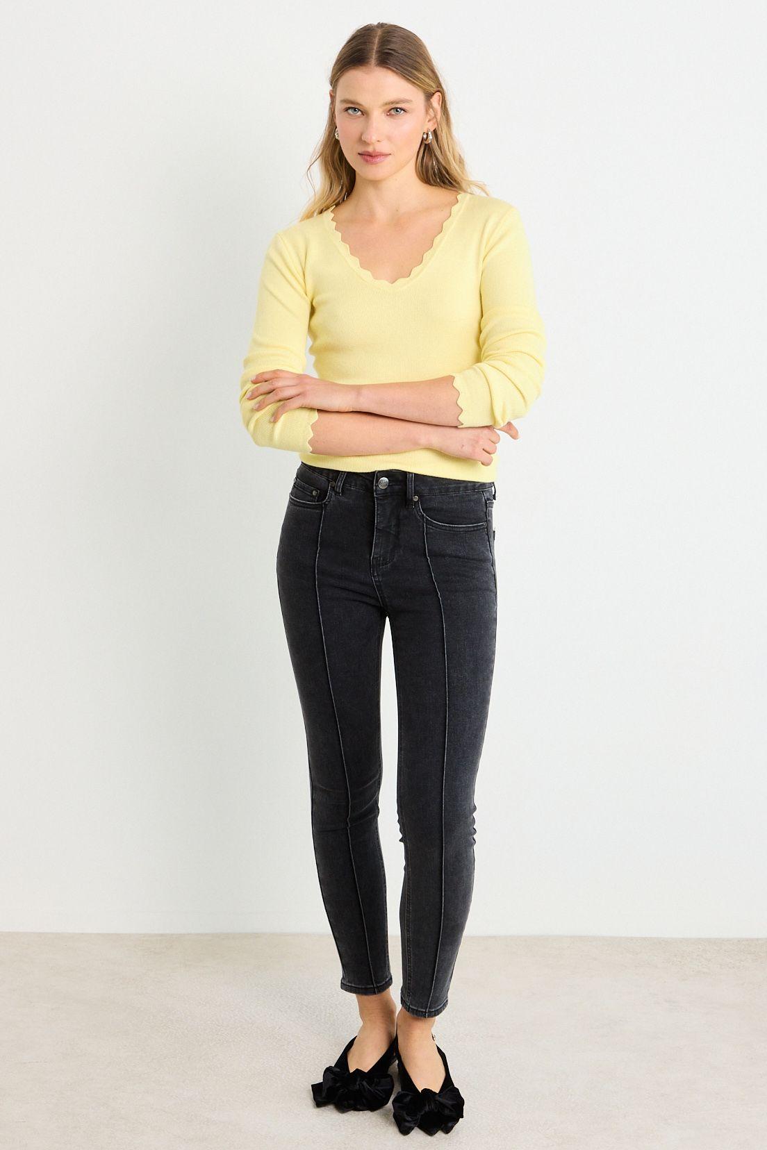 Polera Manga Larga Amarillo Ash 18207225002108-4